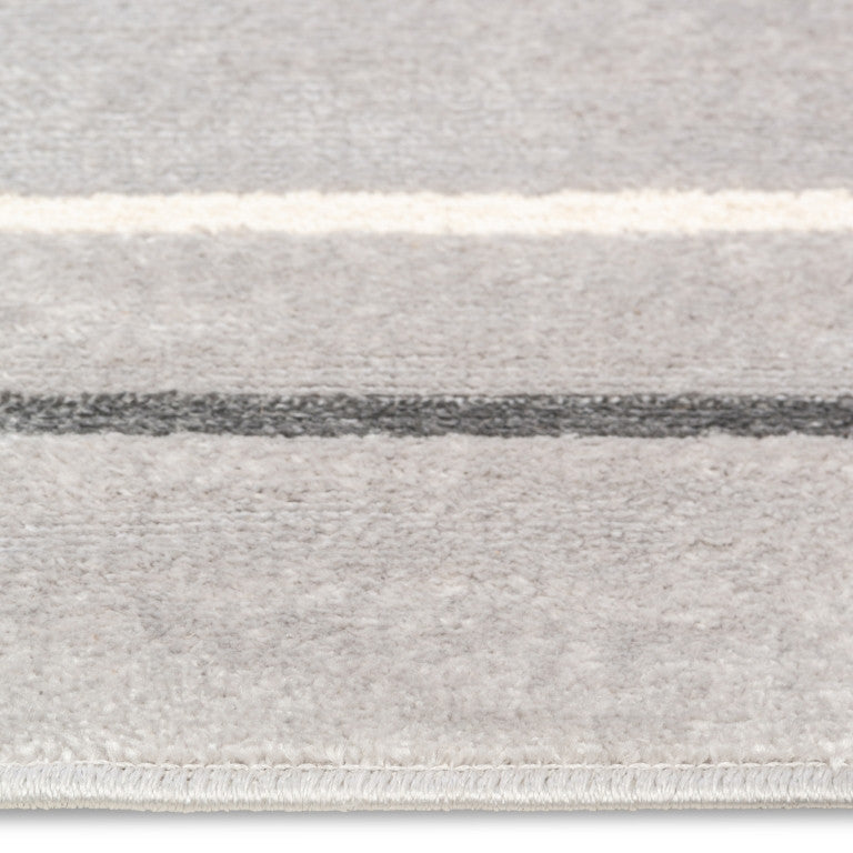 Urbane Modern Rug - 5' x 8' - Grey/Black