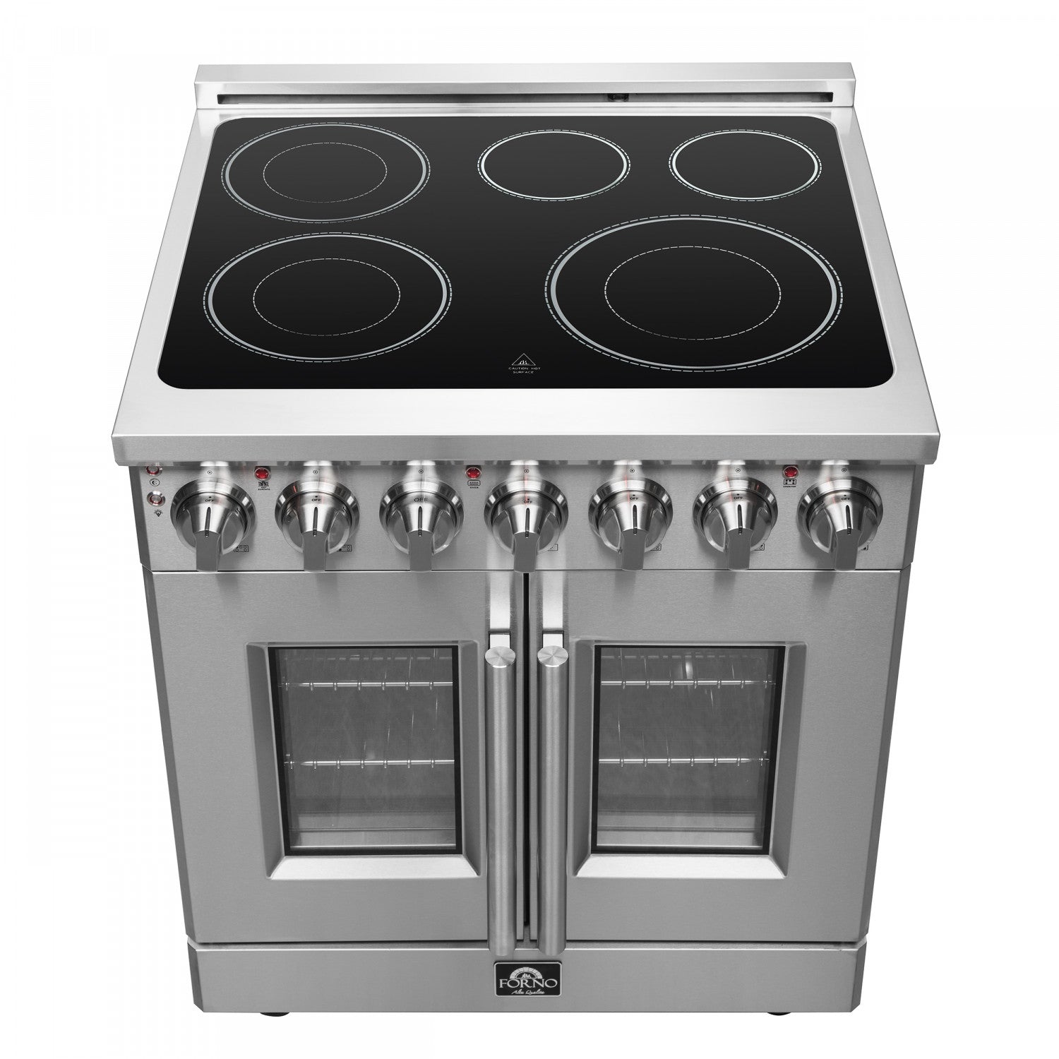 Forno Massimo Stainless Steel Freestanding Electric Range with Air Fryer (4.32 Cu. Ft.) - FFSEL6955-30
