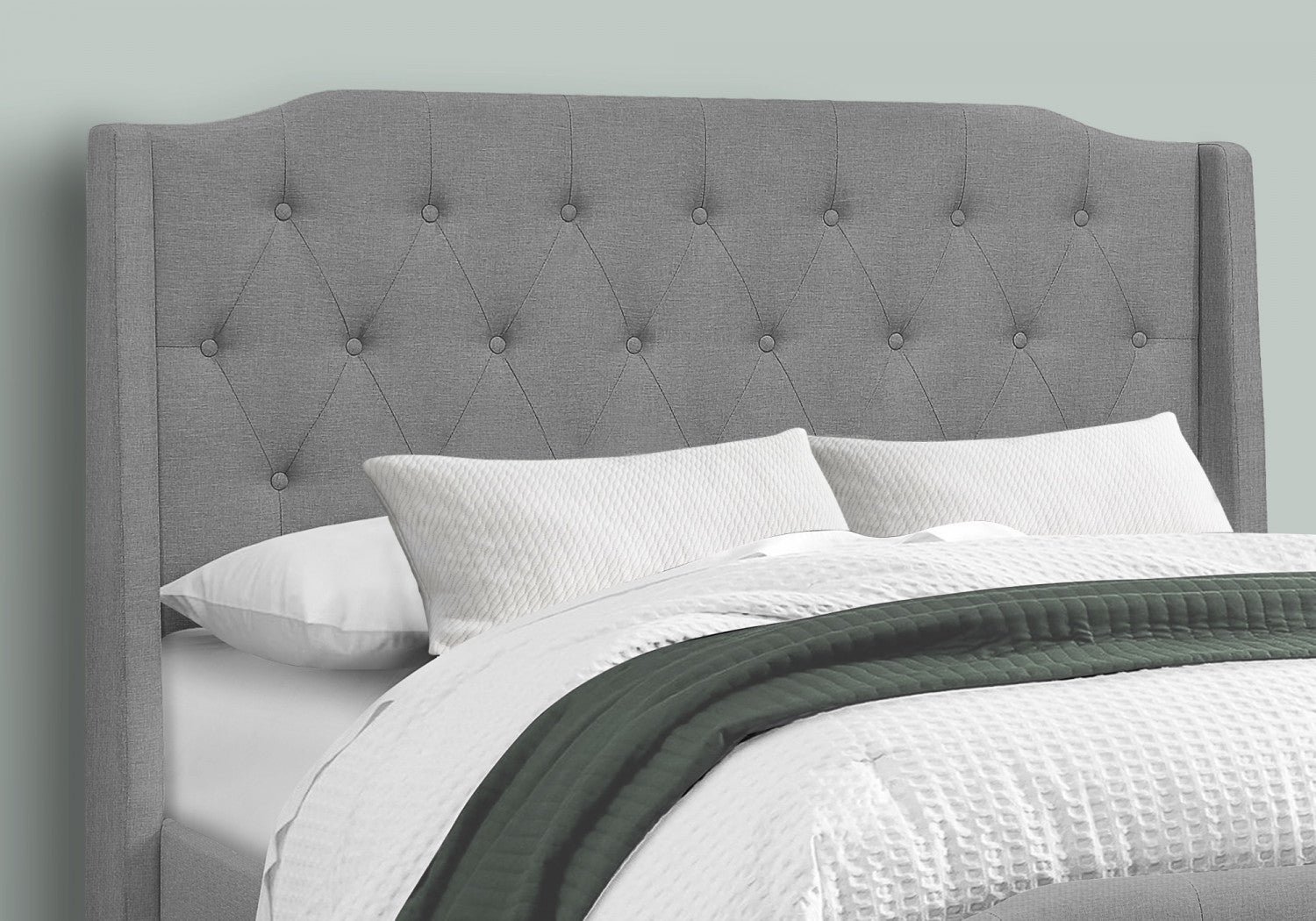 Eleanor Queen Bed - Grey