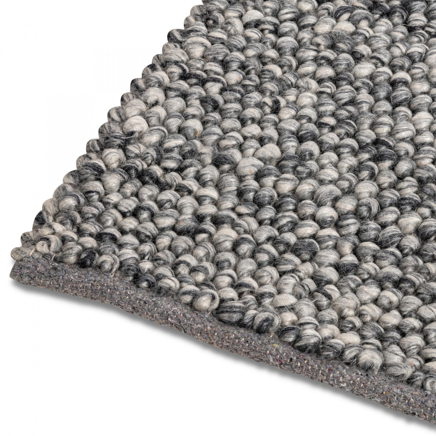 Calabria Pebbles Rug - 5' x 8' - Grey/Charcoal