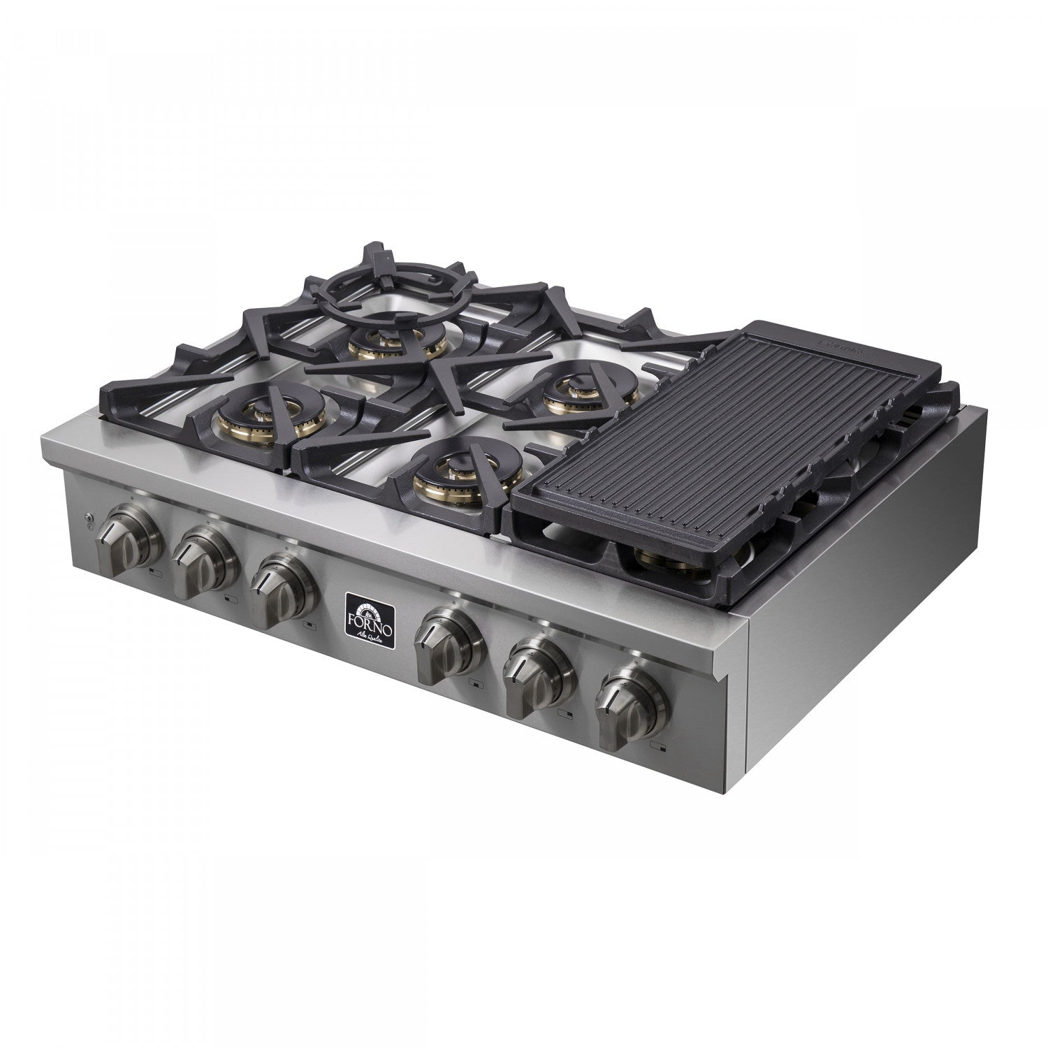 Forno Spezia Stainless Steel 36" Pro-style Gas Cooktop - FCTGS5751-36