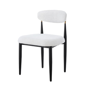 Kodi Dining Chair - White/Black - Set of Two