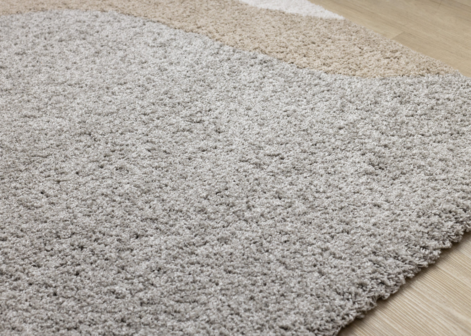 Misha Soft Modern Area Rug - 8' X 11' - Grey/Taupe