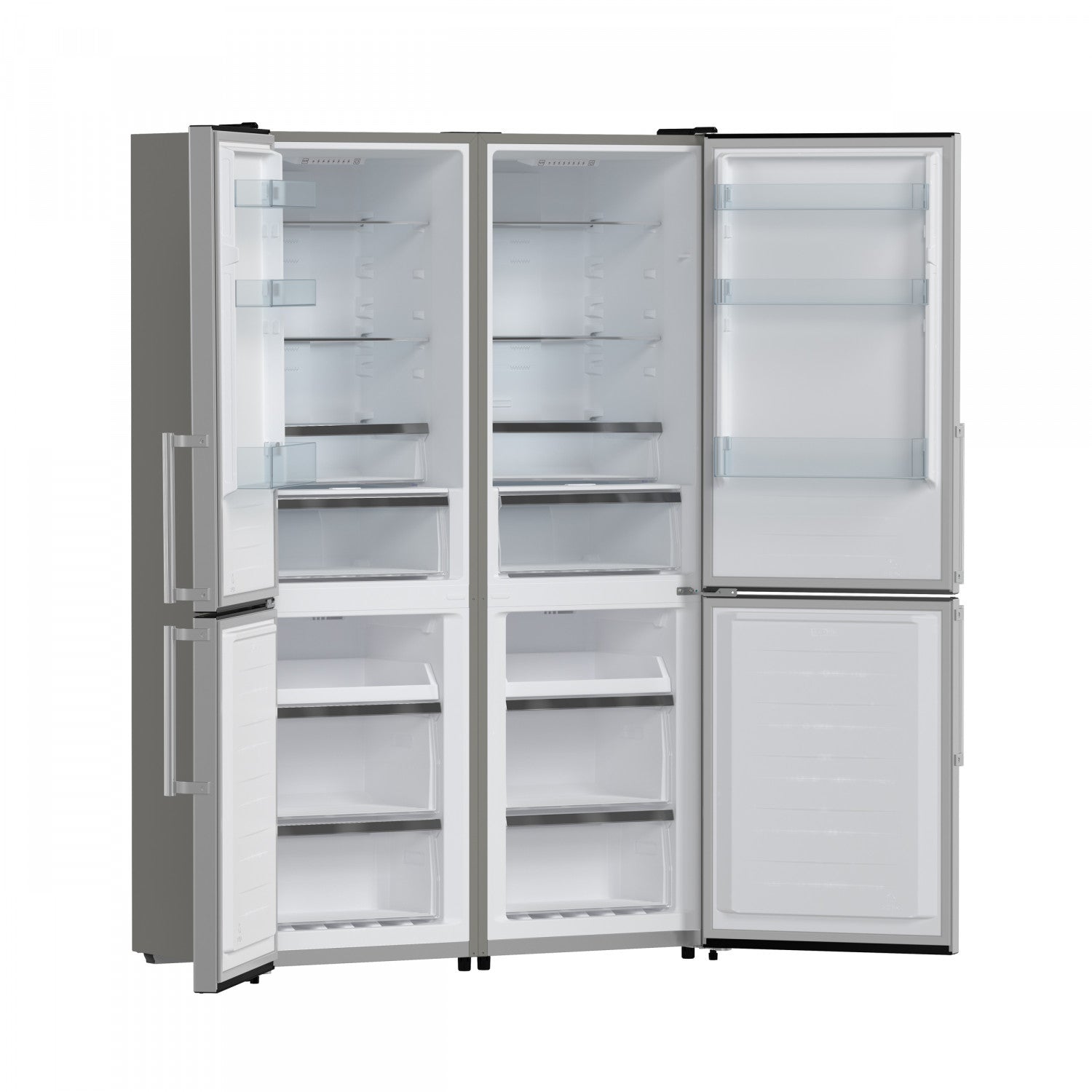 Forno Guardia 46.8" Stainless Steel 4 Door Refrigerator (21.6 Cu. Ft.) - FFFFD1778-48