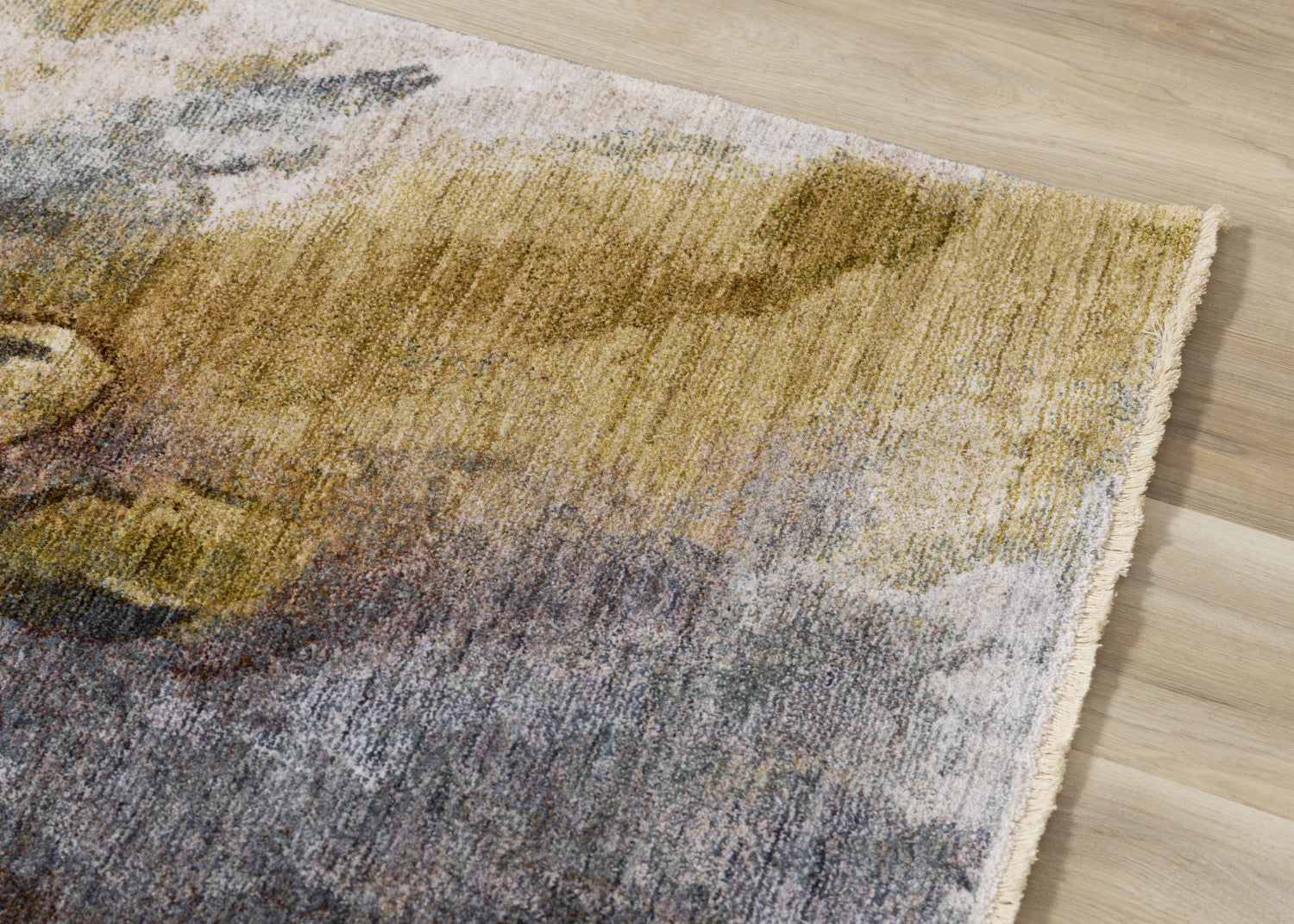 Macie Contemporary Floral Bloom Area Rug - 8' X 11' - Yellow/White/Green