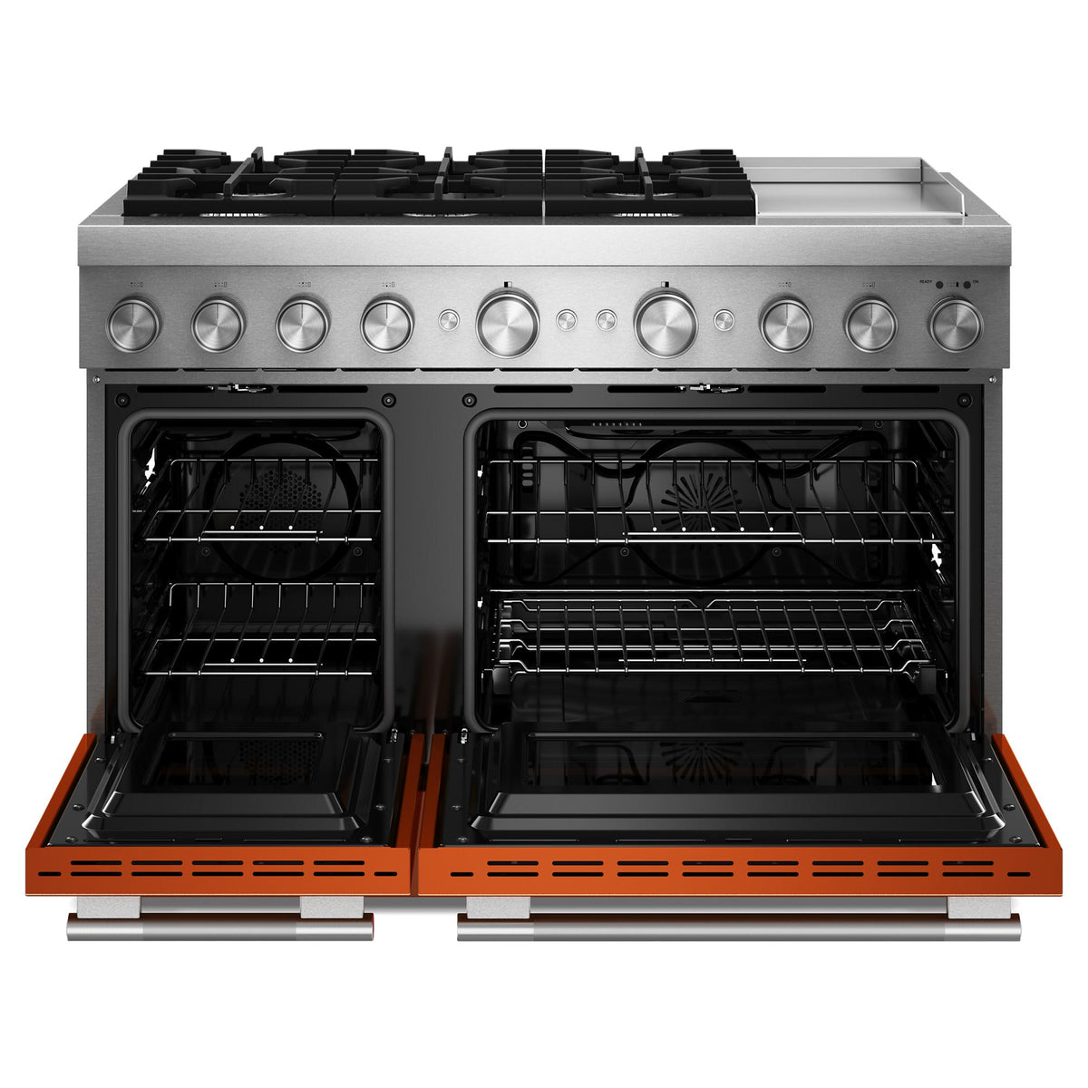 KitchenAid Scorched Orange Slide-In Range (6 cu. ft.) - KFDD948SSC