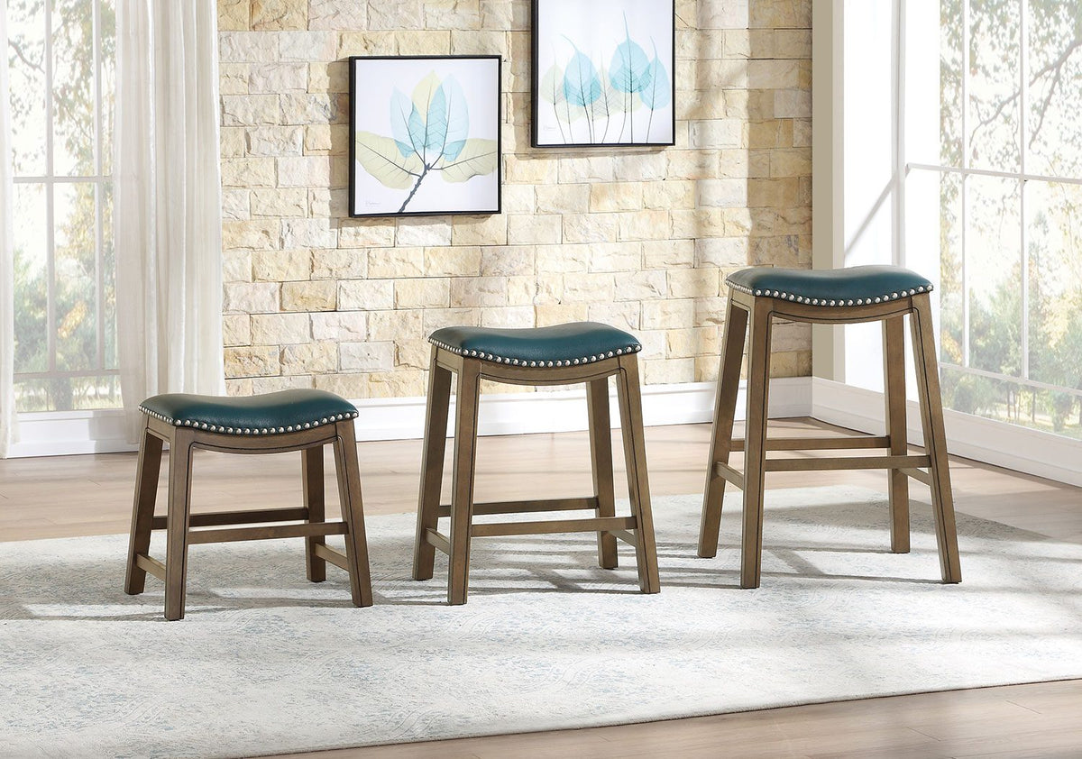 Ordway Bar Height Stool - Green