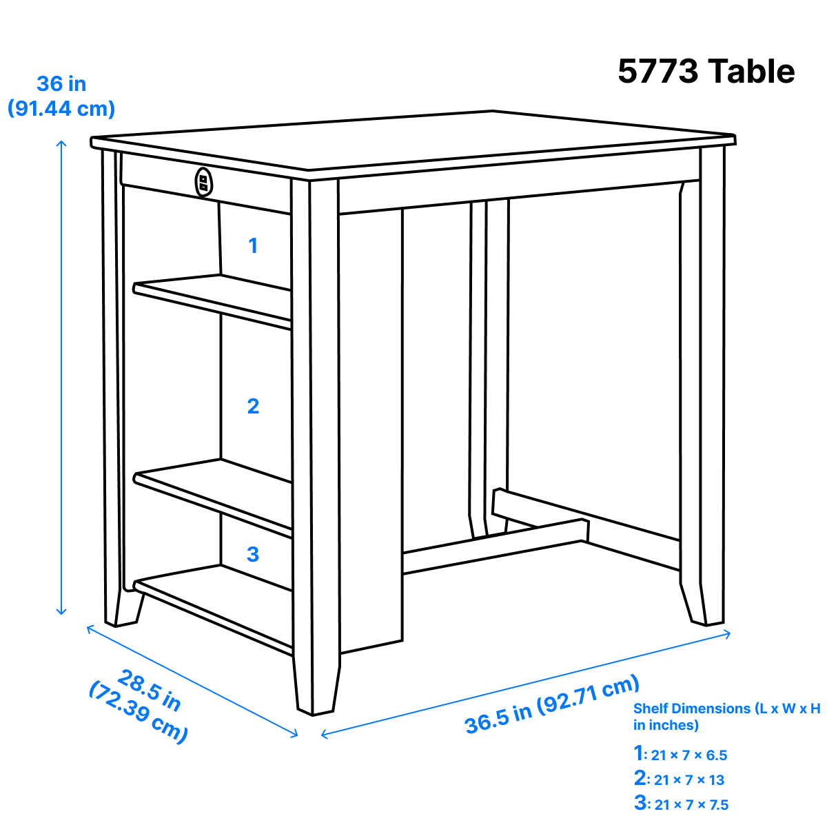 Giorno Counter-Height Dining Room Package - White/Grey - 3-Piece Set