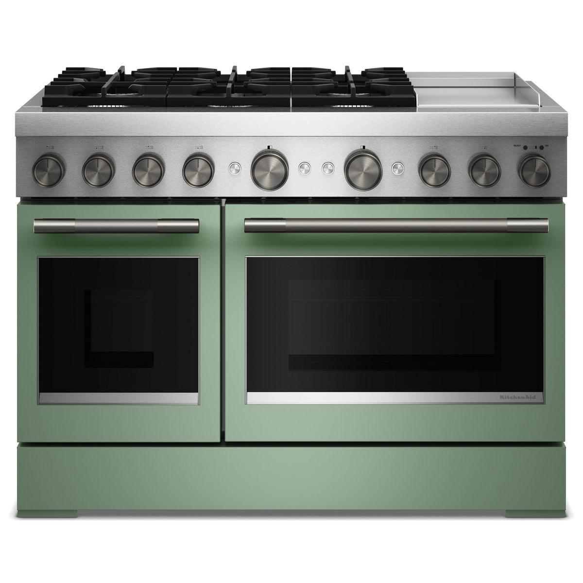 KitchenAid Cardamom Slide-In Range (6 cu. ft.) - KFDD948SDC