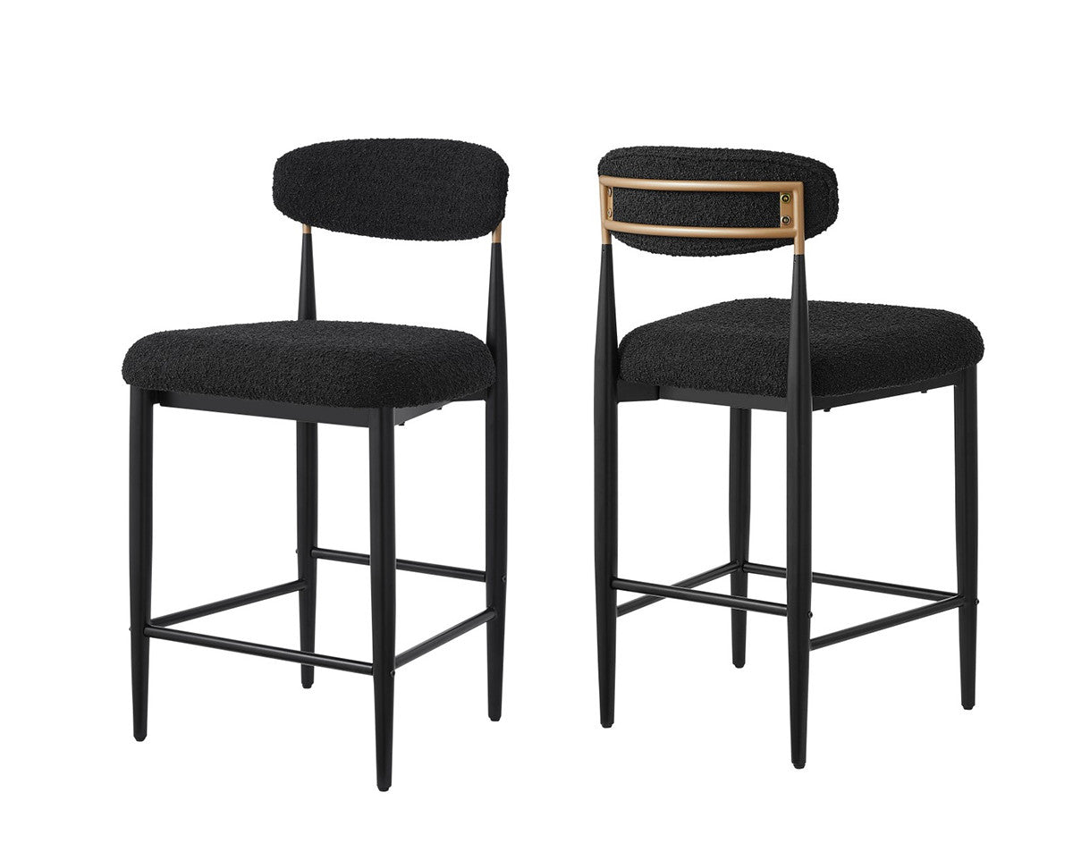 Kodi Counter Stool - Black - Set of Two