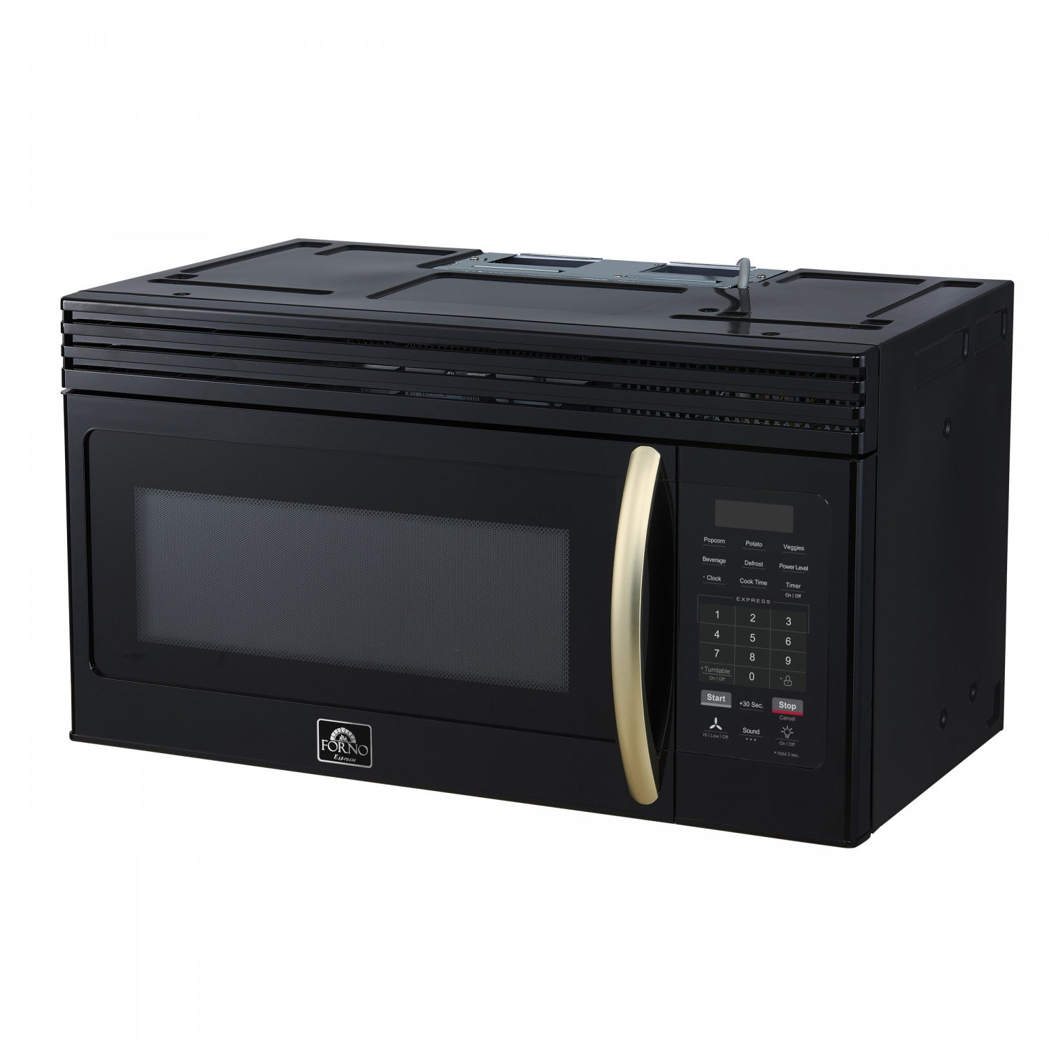 Forno Scalo Black 300 CFM Over-the-Range Microwave (1.6 Cu. Ft.) - FOTR3007-30BLK
