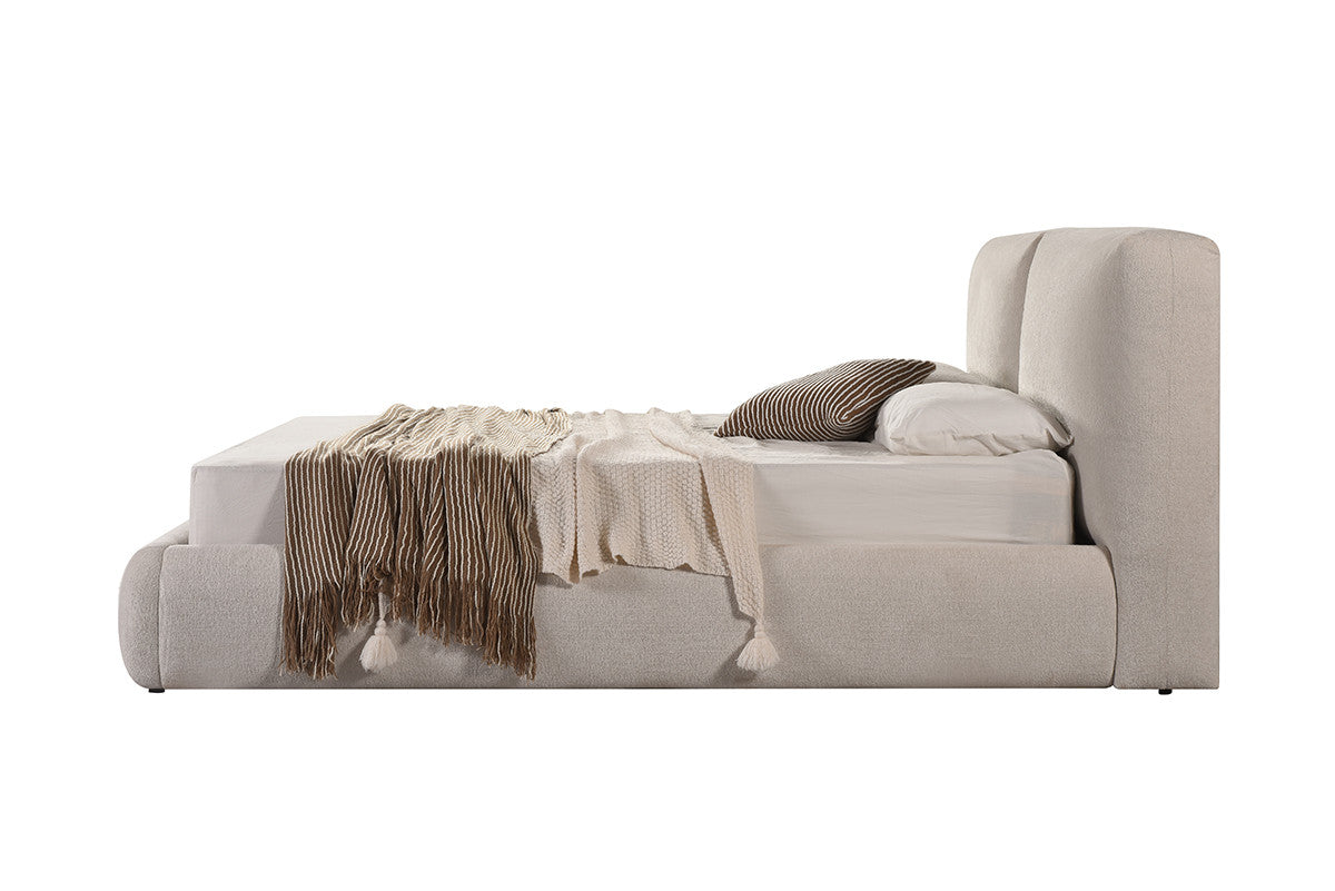 Soleil King Bed - Beige