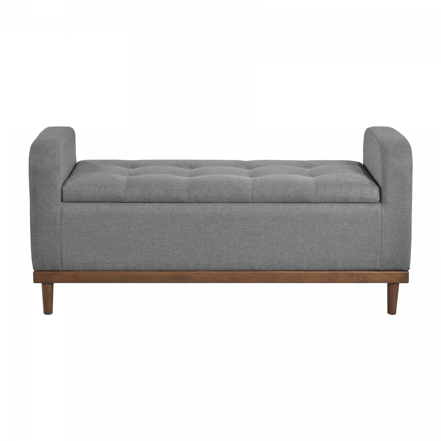 Elayne Ottoman Bench - Grey