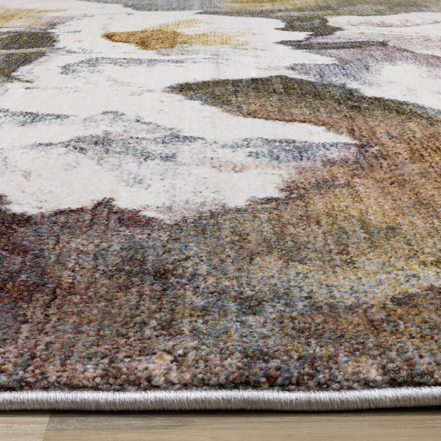 Macie Contemporary Floral Bloom Area Rug - 5' X 8' - Yellow/White/Green