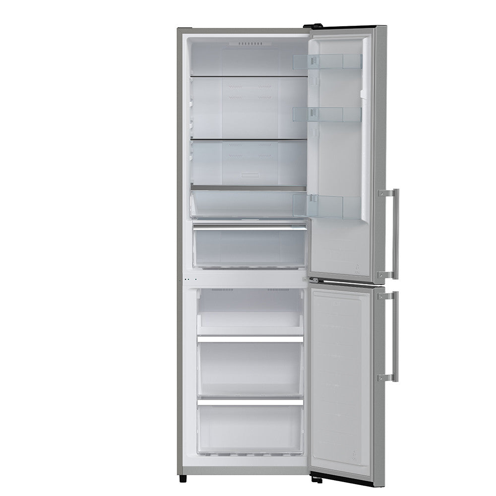 Forno Guardia 23.4" 10.8 Cu.Ft. Stainless Steel Bottom Freezer Refrigerator with Right Swing Door - FFFFD1778-24RS