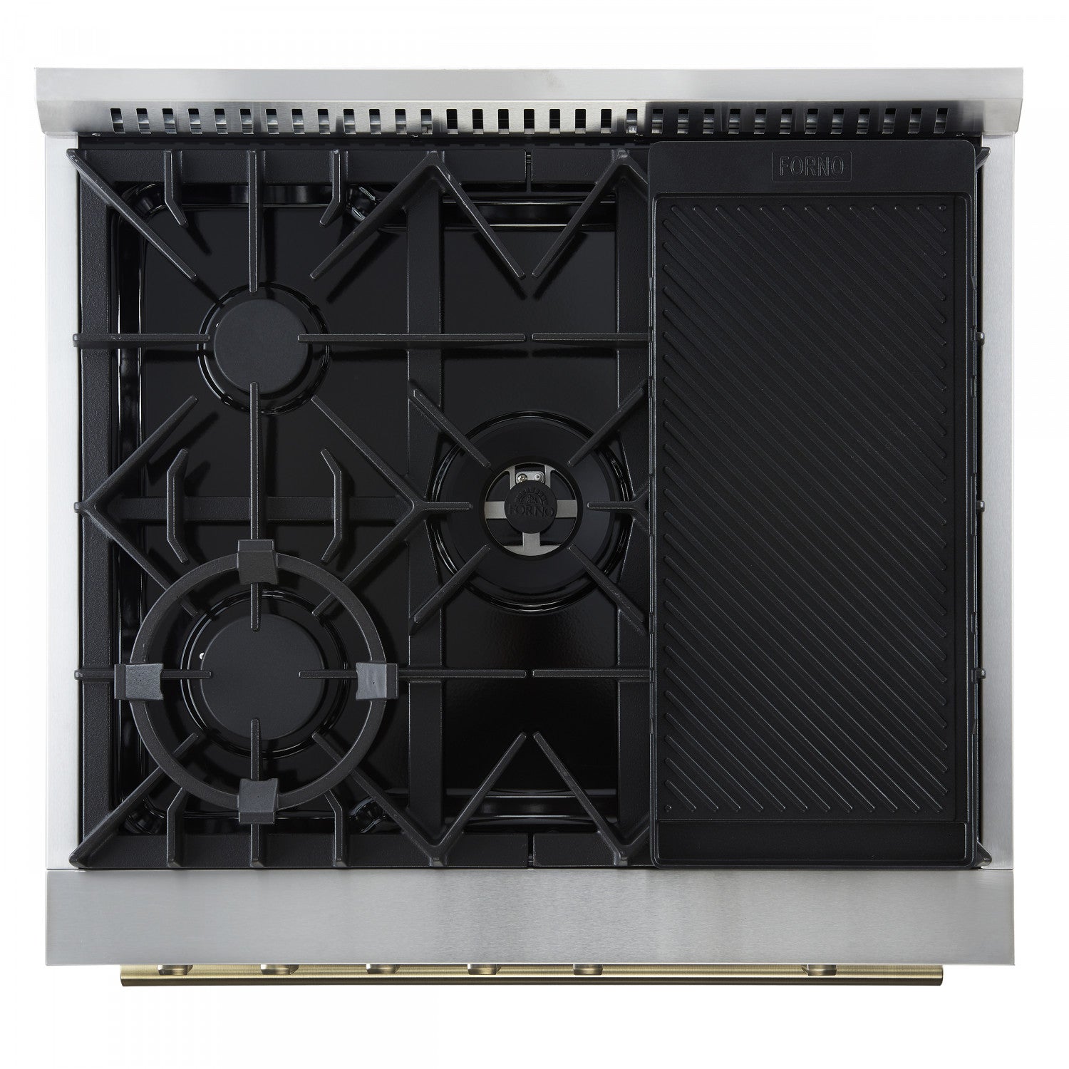 Forno Giovanni 30" White Freestanding Gas Range (4.32 Cu. Ft.) - FFSGS6274-30WHT