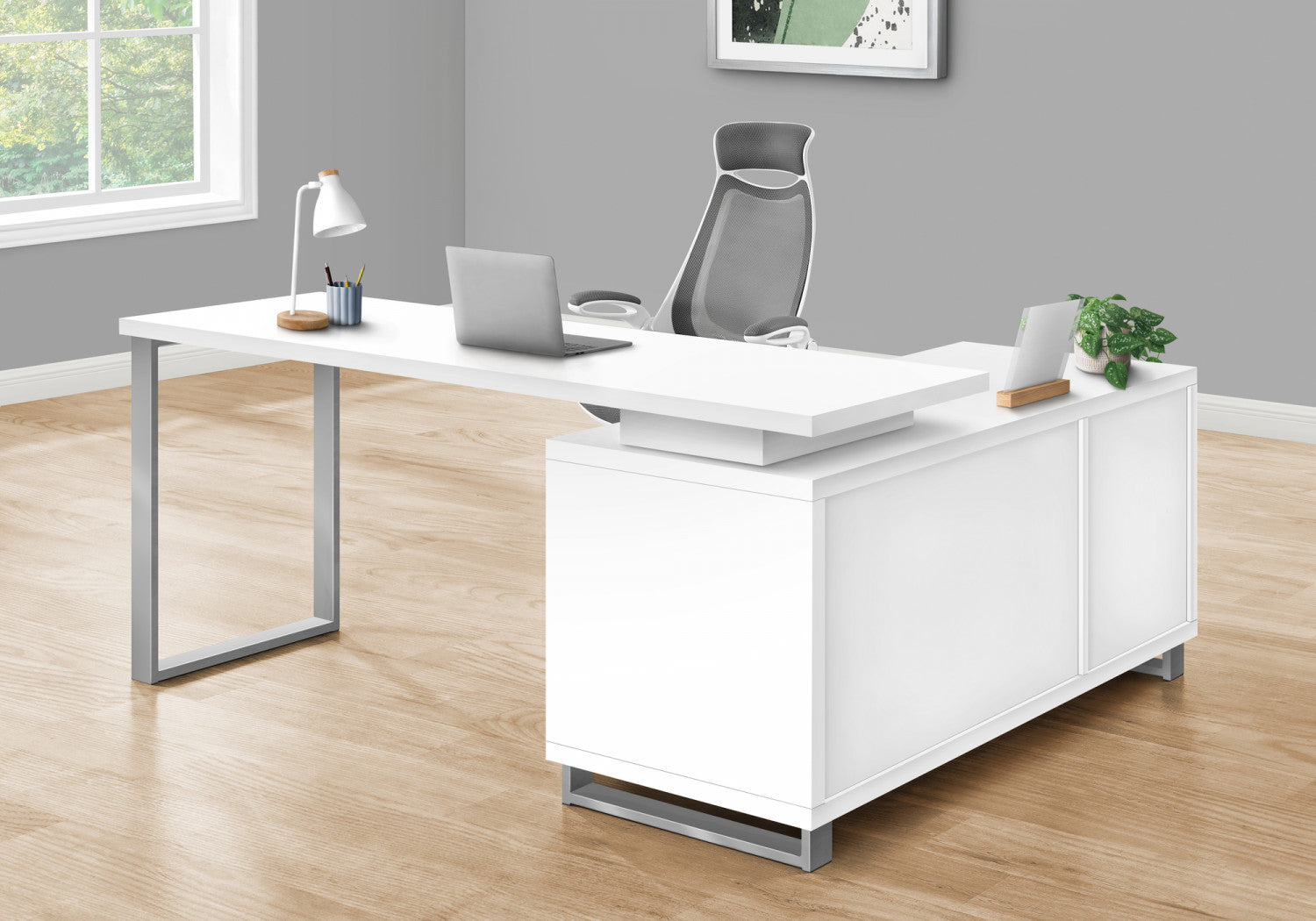 Runo Desk - White