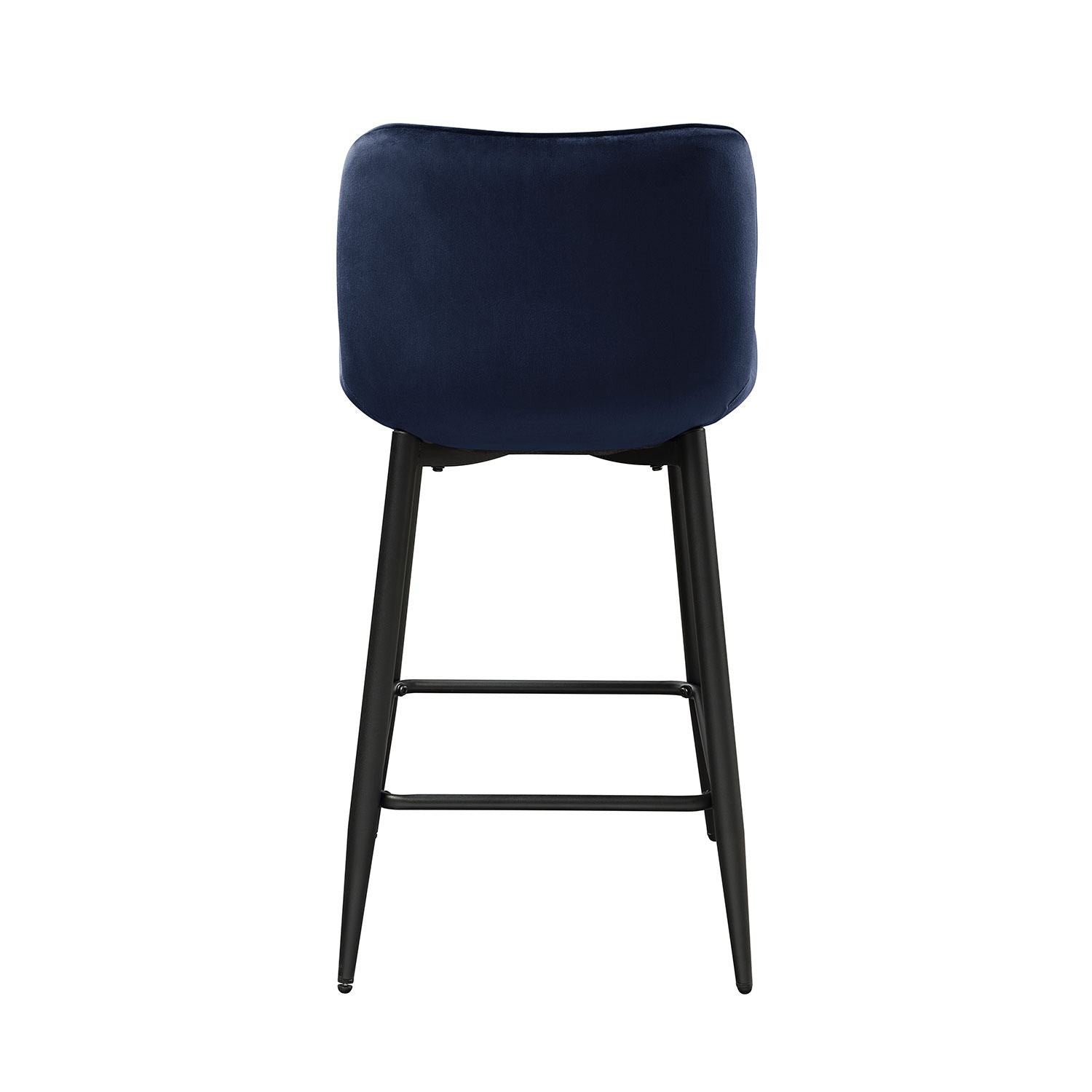 Nya Counter Stool - Blue - Set of Two