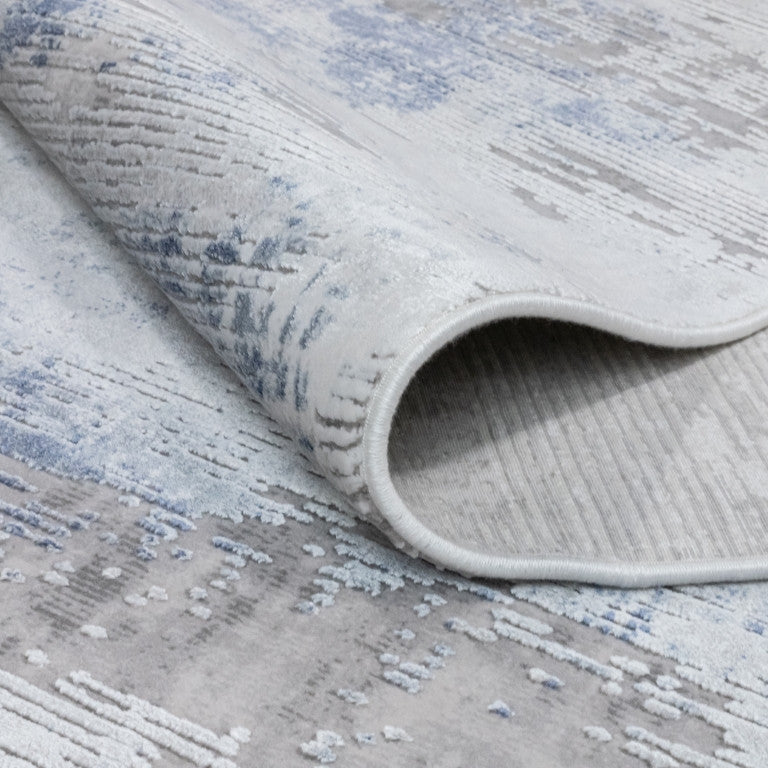Skadi Casual Rug - 5' x 8' - Blue/White
