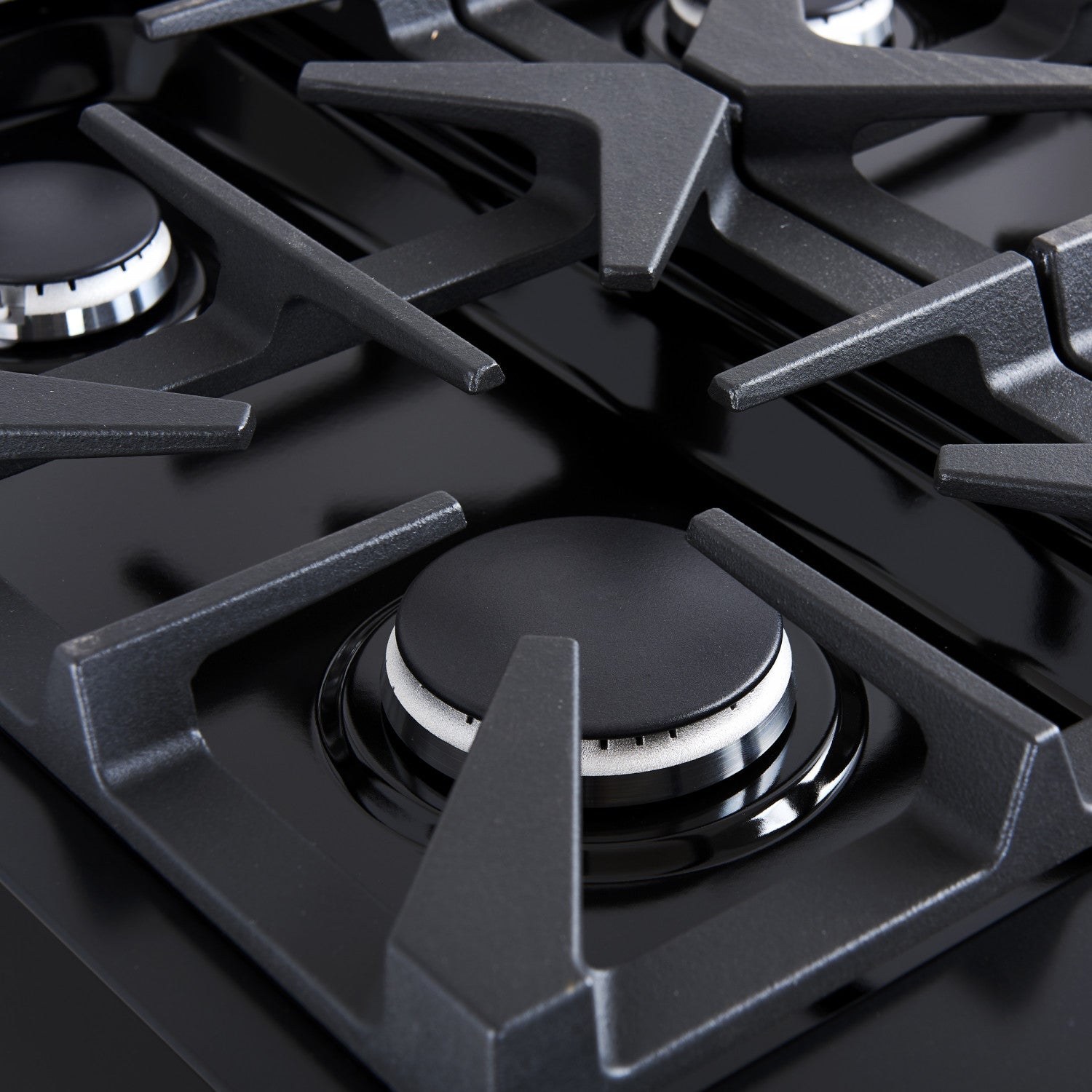 Forno Antico 36" Black Freestanding Gas Range (4.5 Cu. Ft.) - FFSGS6219-36BLK