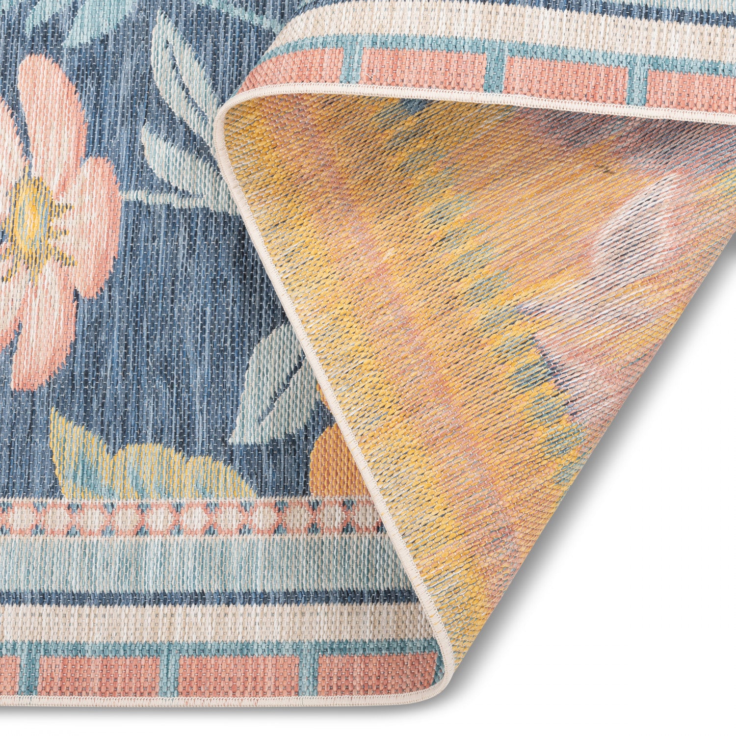 Marbella Floral Outdoor Rug - 8' x 10' - Multi-Colour