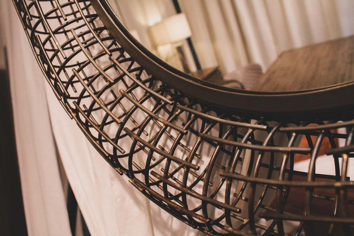 Tressel Mirror - Gold