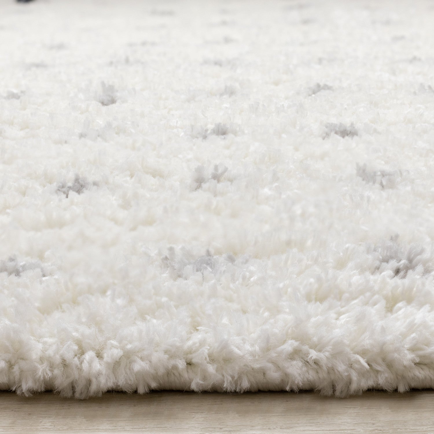 Palmer Casual Contemporary Speckled Area Rug - 8' X 11' - White/Grey