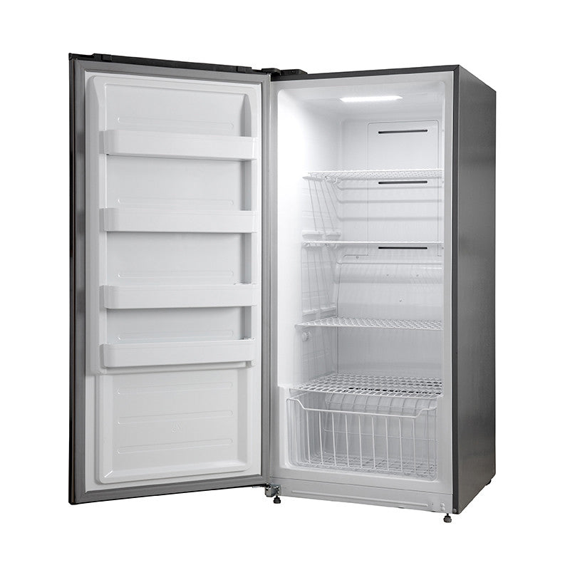 Forno Rizzuto 28" Stainless Steel Convertible Refrigerator/Freezer with Left Swing Door (13.8 Cu. Ft.) - FFFFD1933-32LS