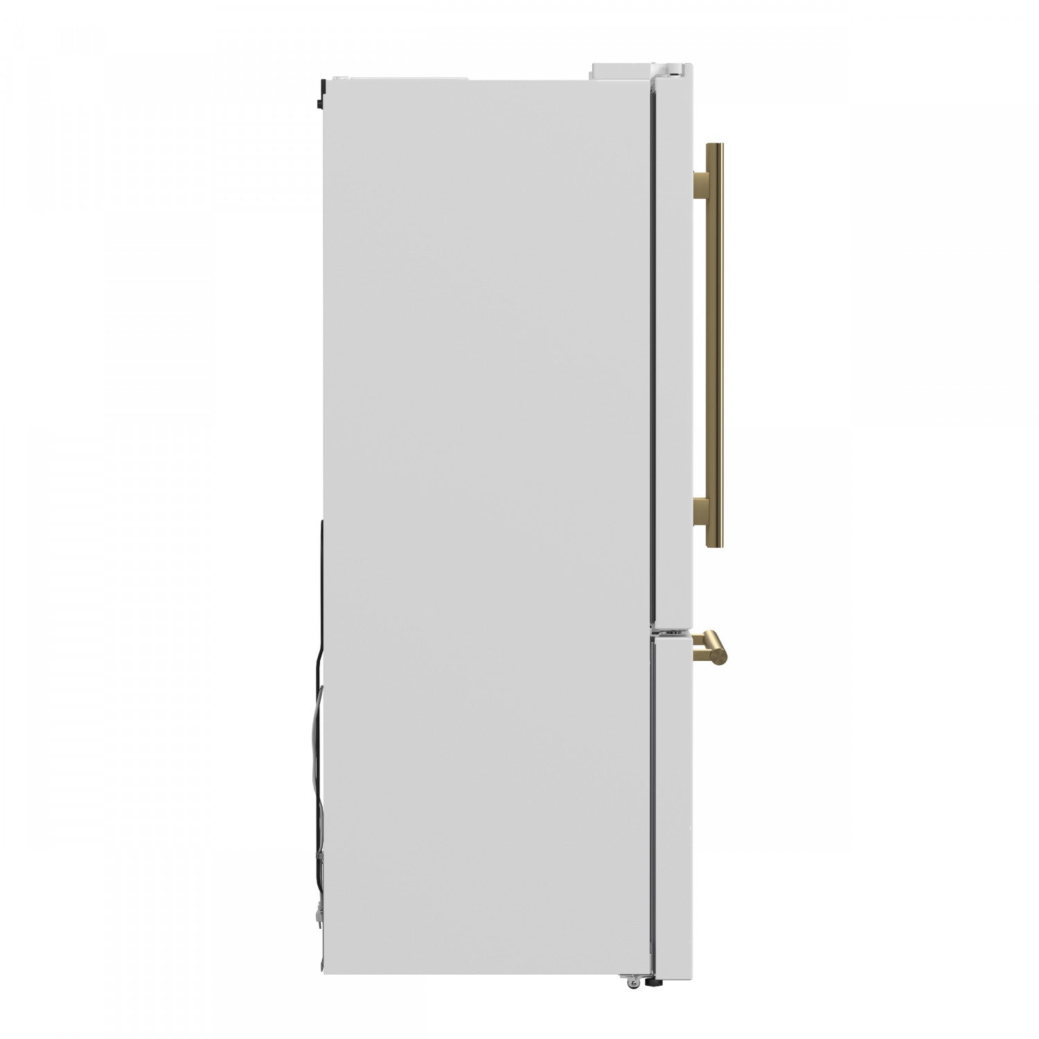 Forno Gallipoli 31" 17.5 Cu.Ft. White French Door Refrigerator with Ice Maker - FFFFD1974-31WHT