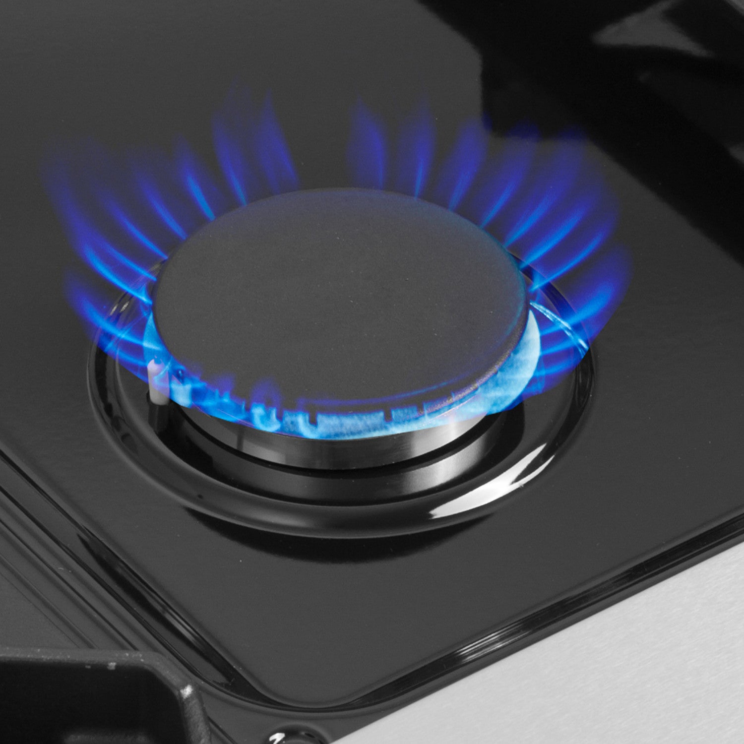 Forno Galiano 36" White French Door Dual Fuel Range with True Convection (5.36 Cu. Ft.) - FFSGS6356-36WHT