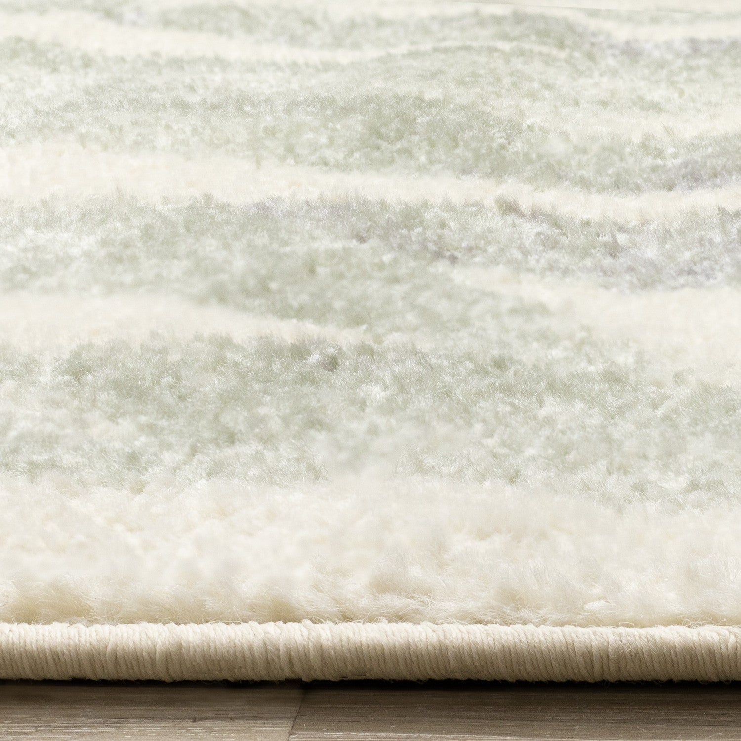 Elise Contemporary Botanical Area Rug - 5' X 8' - Cream/Green