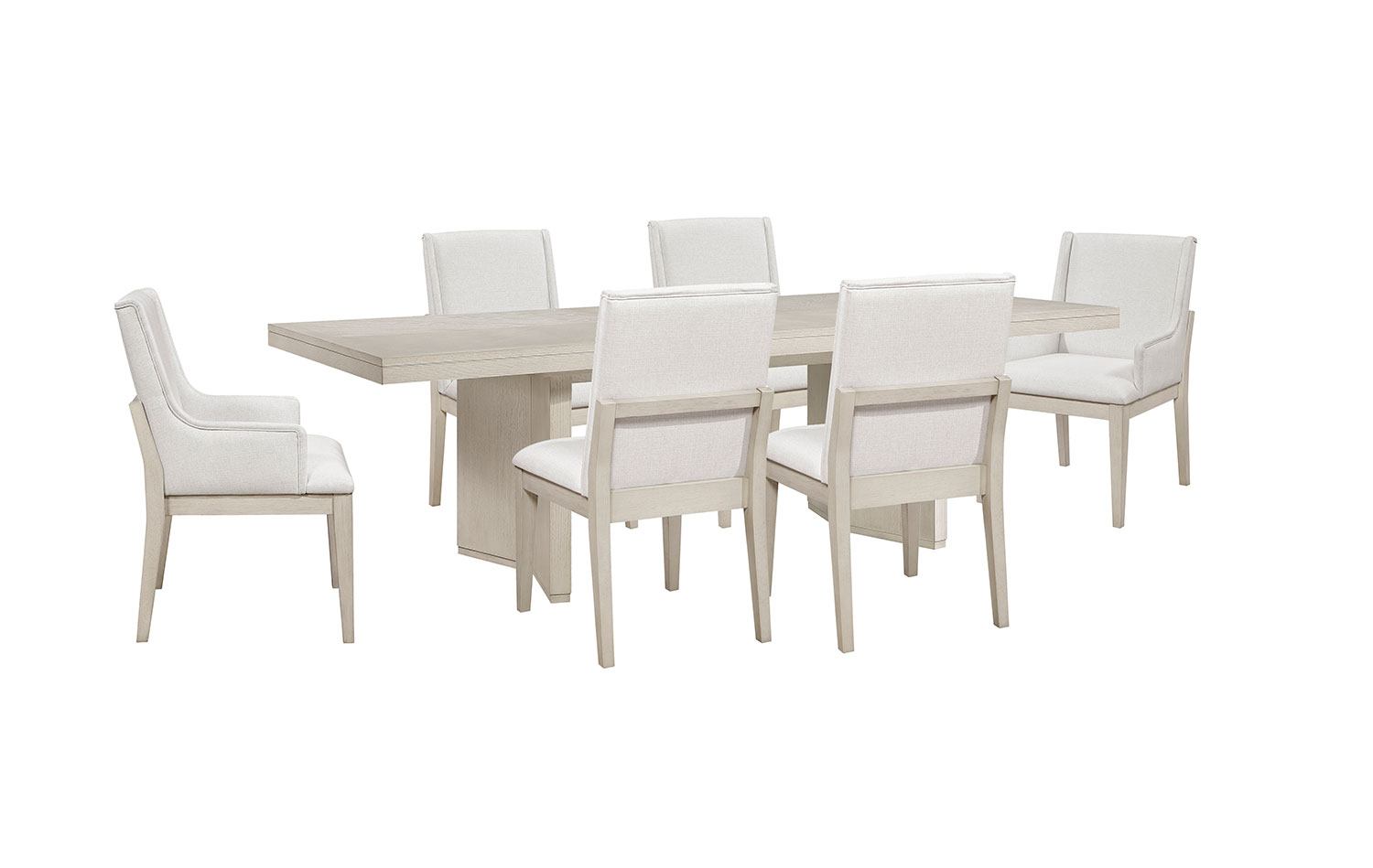 Savona 7-Piece Extendable Dining Set - Antique White