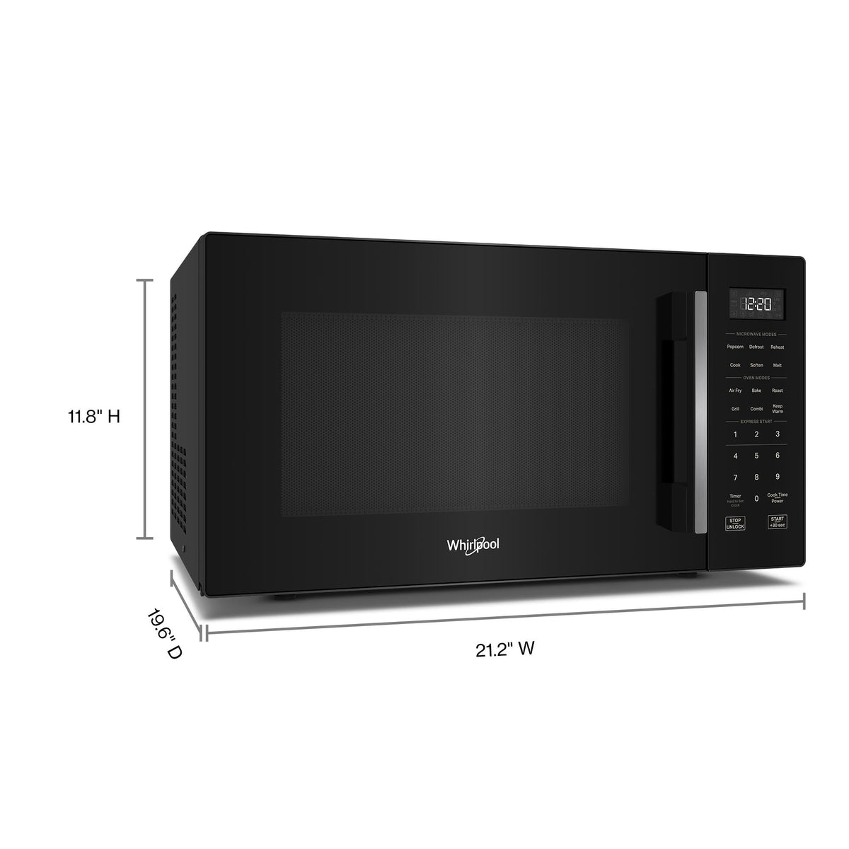 Whirlpool Black Countertop Microwave (1 cu. ft.) - WMCS5522RB
