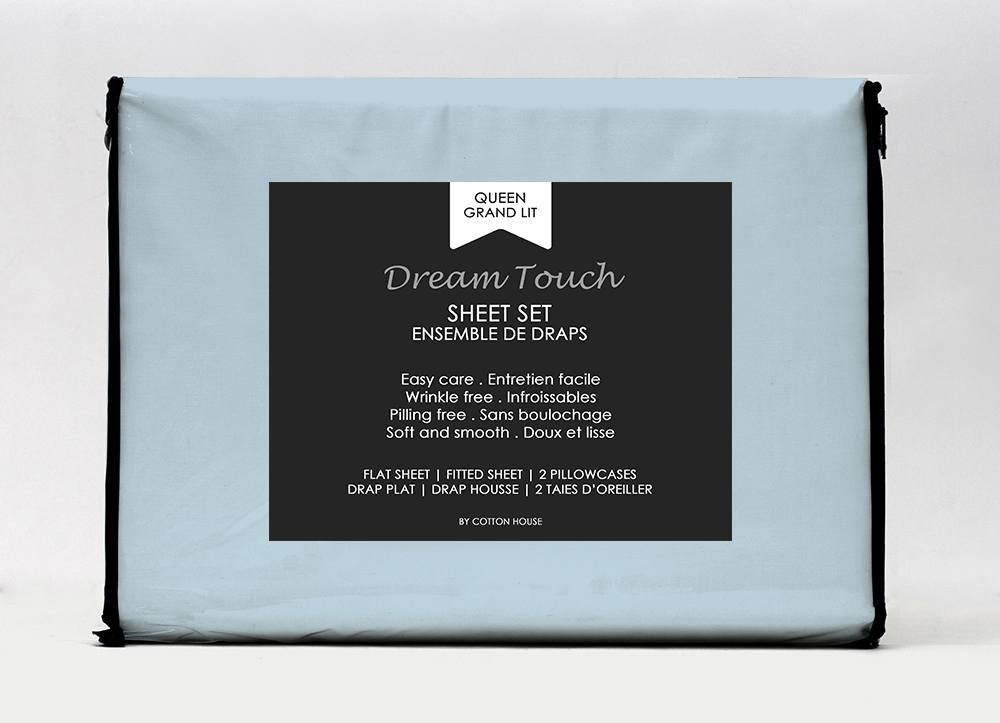 Cotton House Microfibre Queen Sheet Set - Assorted Colours
