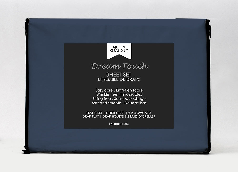 Cotton House Microfibre Queen Sheet Set - Assorted Colours