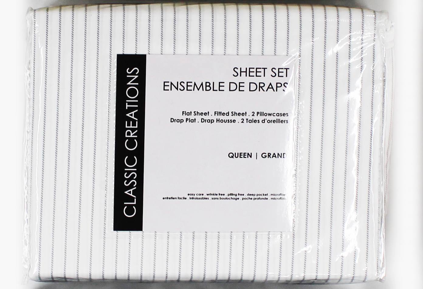Cotton House Microfibre Queen Sheet Set - Assorted Colours