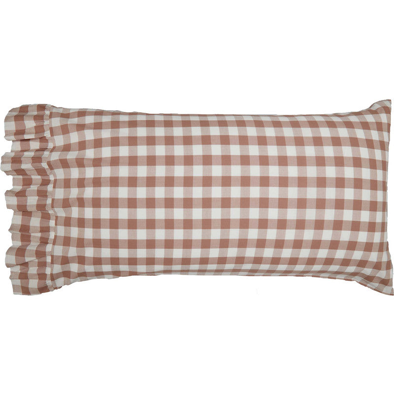 Selena III King Pillow Case - Portabella Check - Set of 2