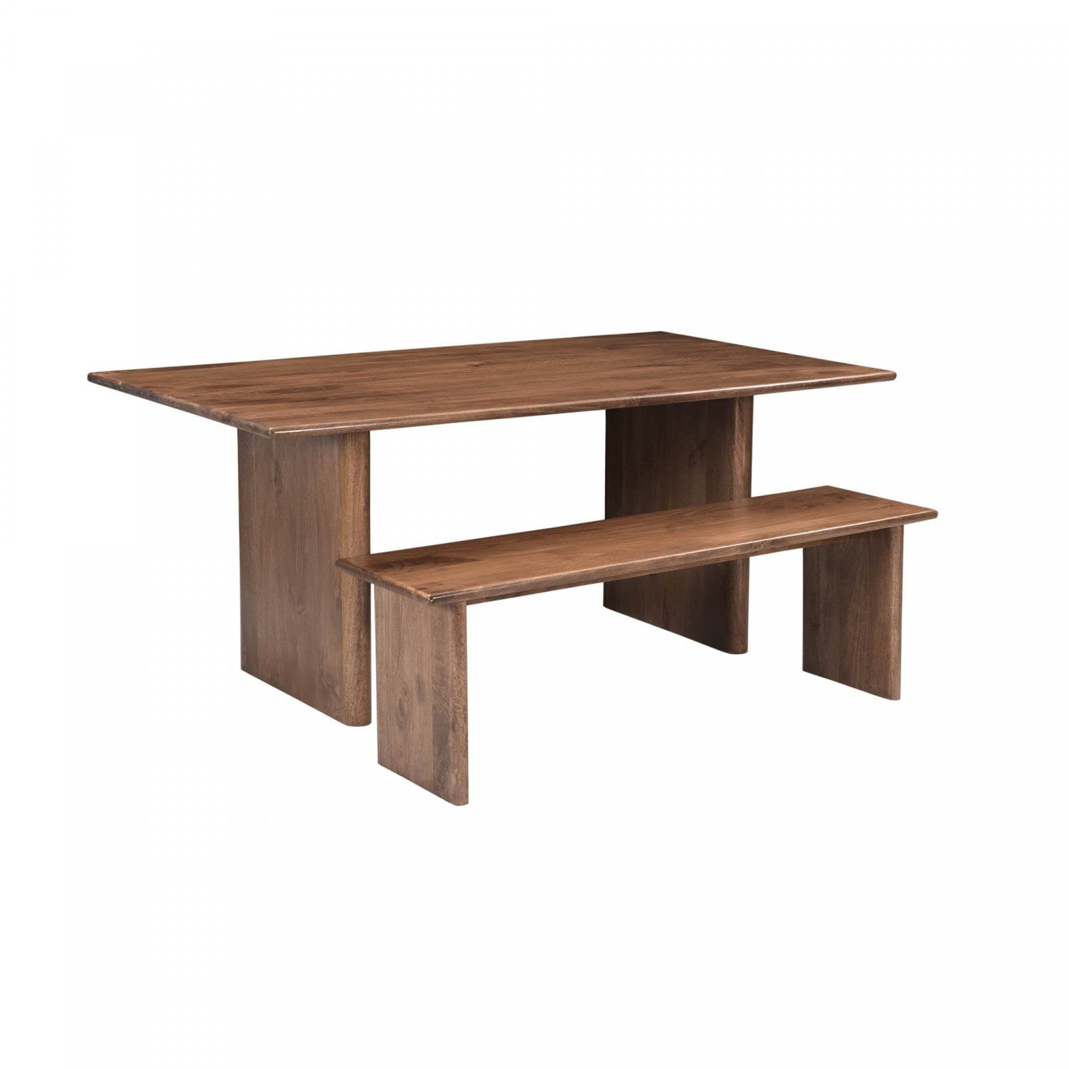 Tessin Dining Bench - Brown