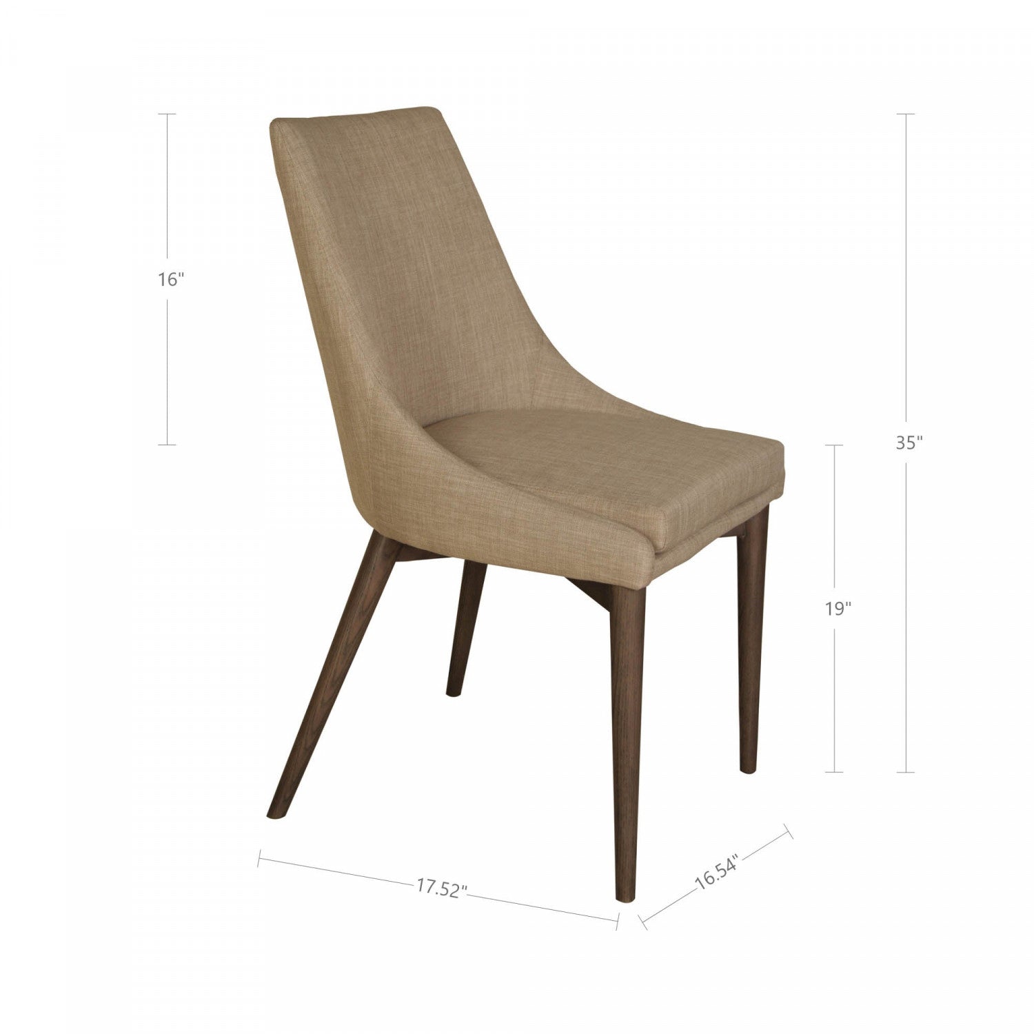 Vellaro Side Chair - Beige - Set of Two