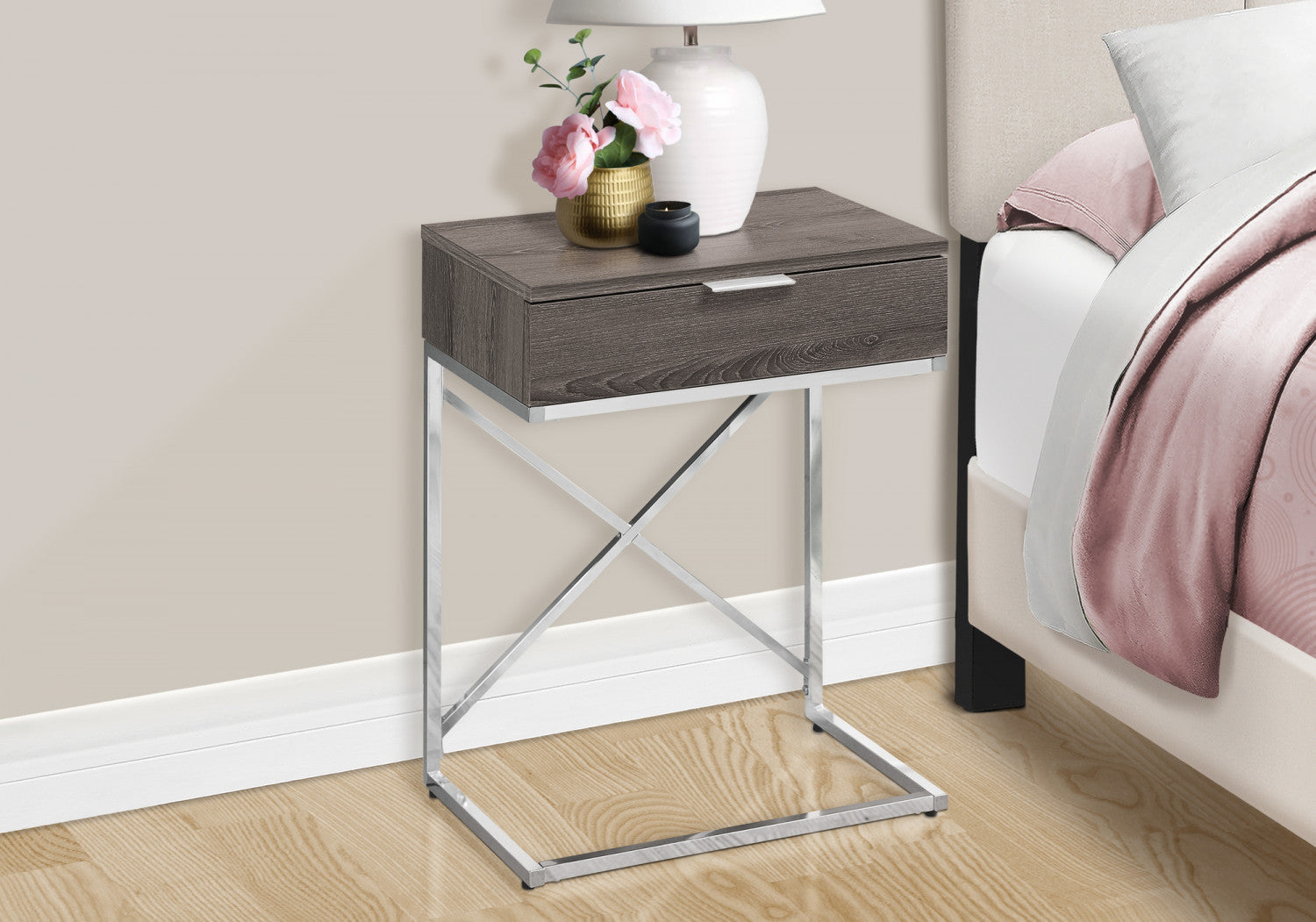 Sienna Side Table - Taupe