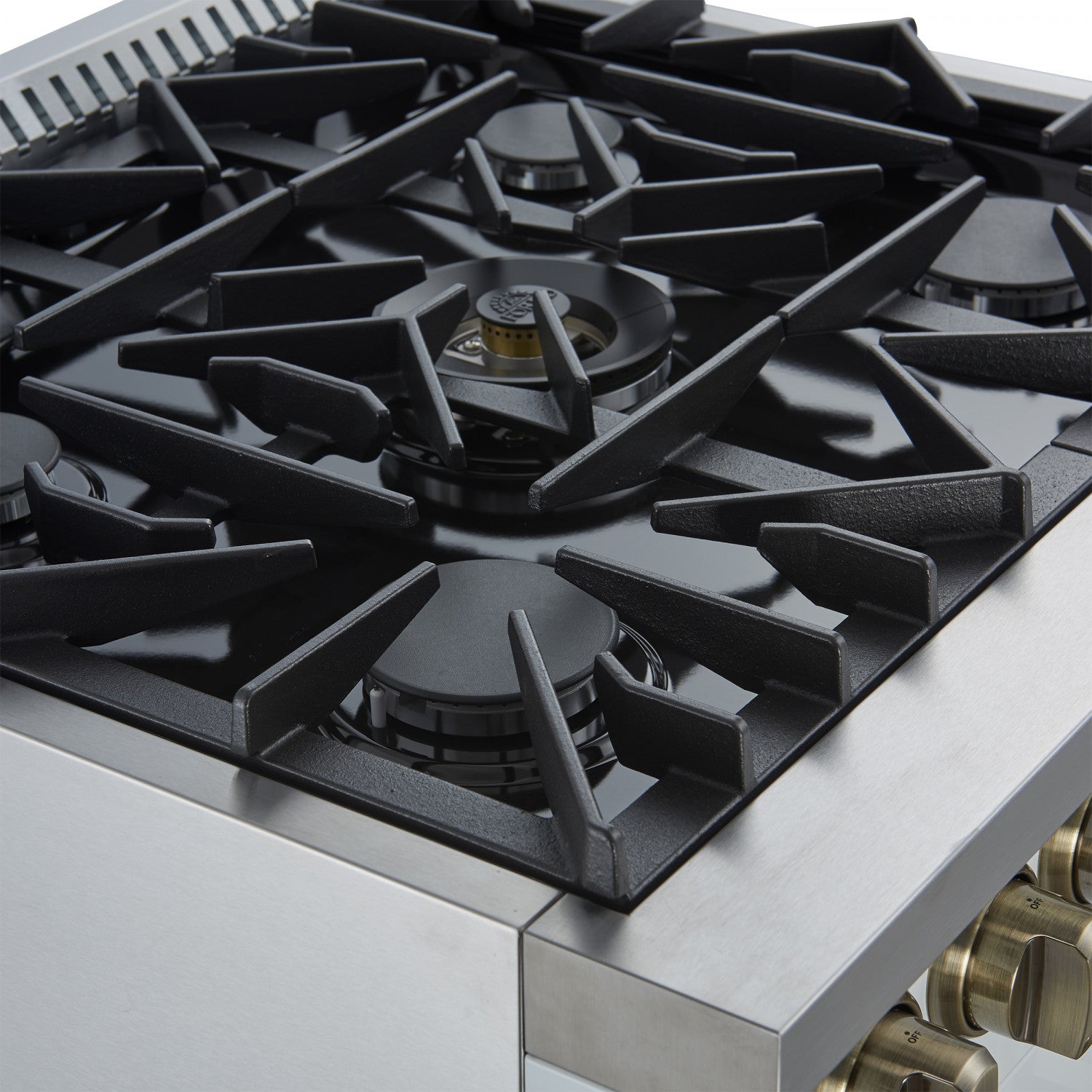 Forno Galiano 30" White French Door Dual Fuel Range With True Convection (4.32 Cu. Ft.) - FFSGS6356-30WHT