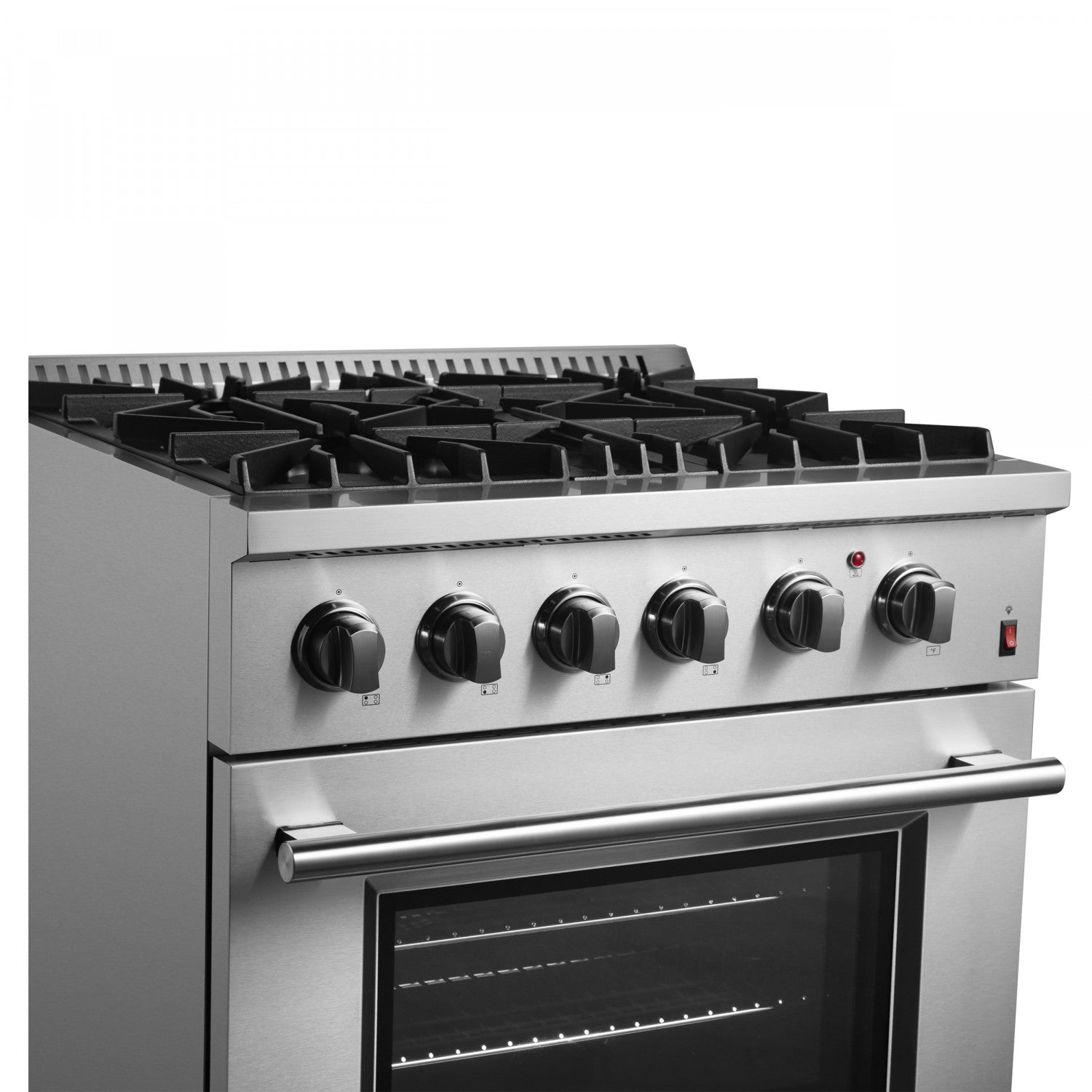 Forno Marco 30" Stainless Steel Dual Fuel Range with True Convection (4.32 Cu. Ft.) - FFSGS6197-30