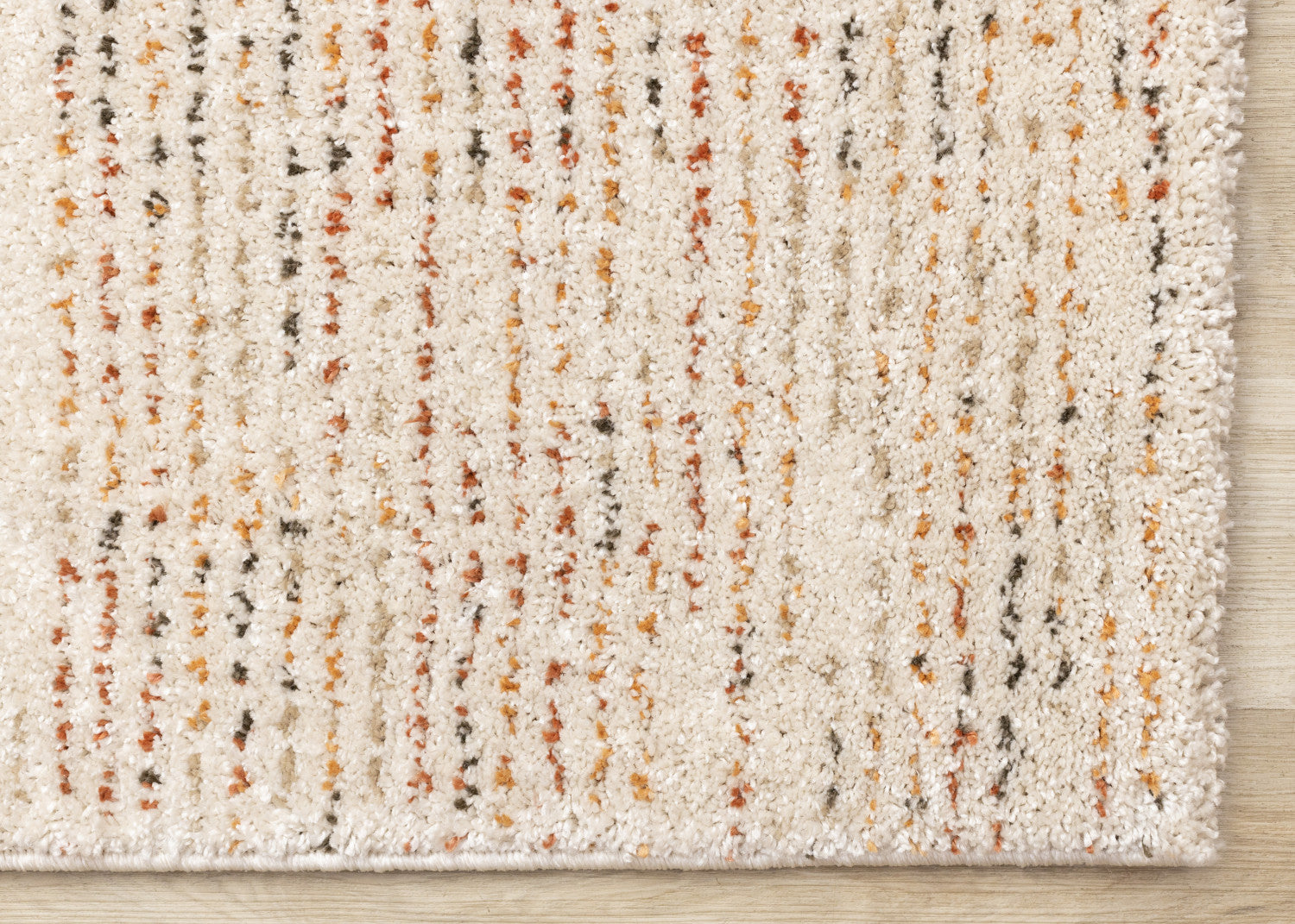 Halle Casual Contemporary Abstract Area Rug - 5' X 8' - Cream/Terra