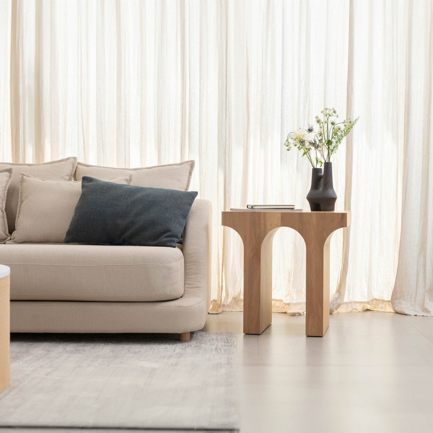 Ossin Side Table - Natural