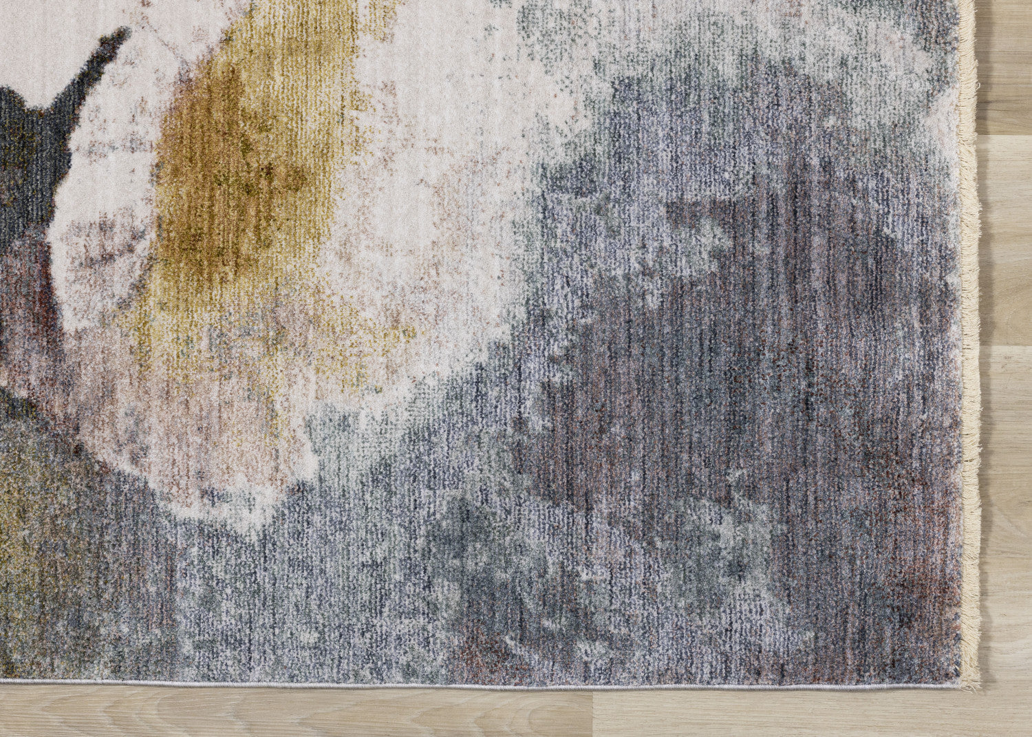 Macie Contemporary Floral Bloom Area Rug - 8' X 11' - Yellow/White/Green