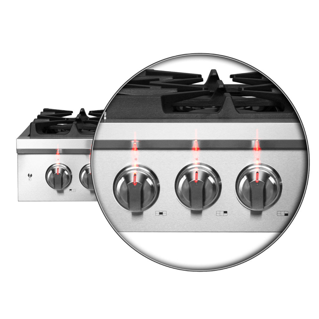 Forno Spezia Stainless Steel 30" Pro-style Gas Cooktop - FCTGS5751-30