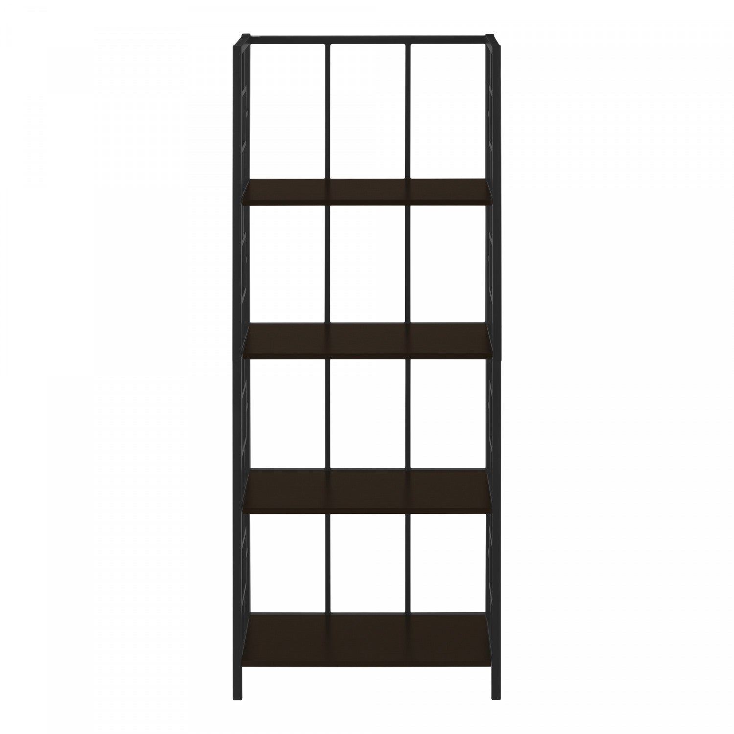 Renna Bookcase - Dark Brown