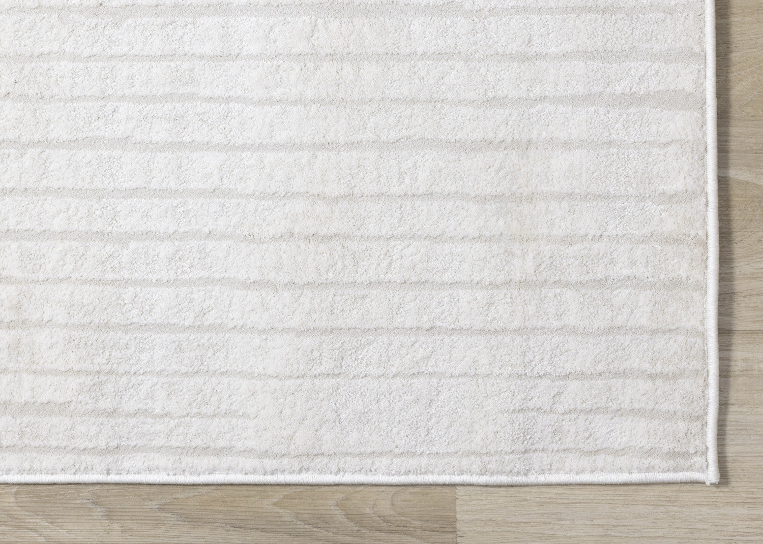 Hillary Modern Lines Area Rug - 5' X 8' - Cream