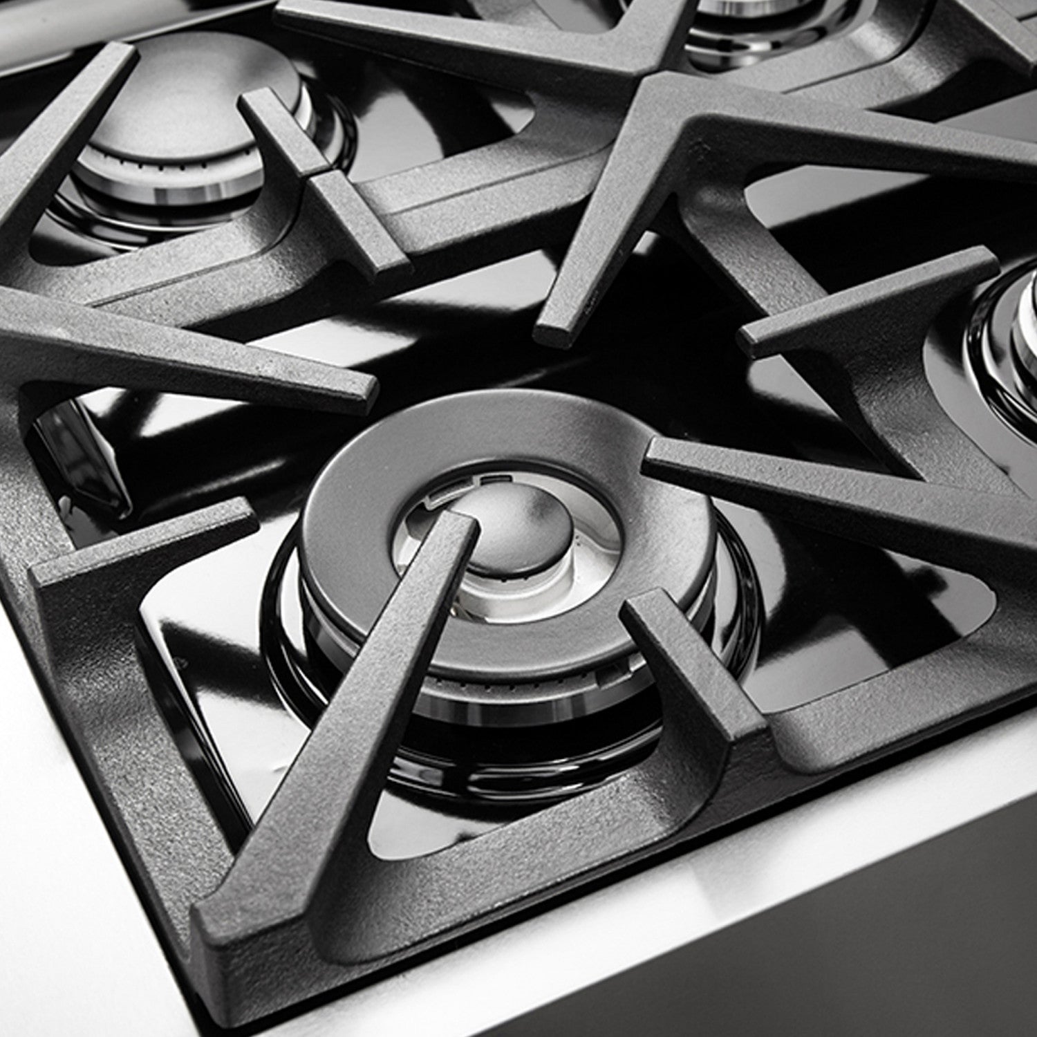 Forno Massimo 36" Stainless Steel Dual Fuel Range with True Convection and Air Fry (5.36 Cu. Ft.) - FFSGS6125-36