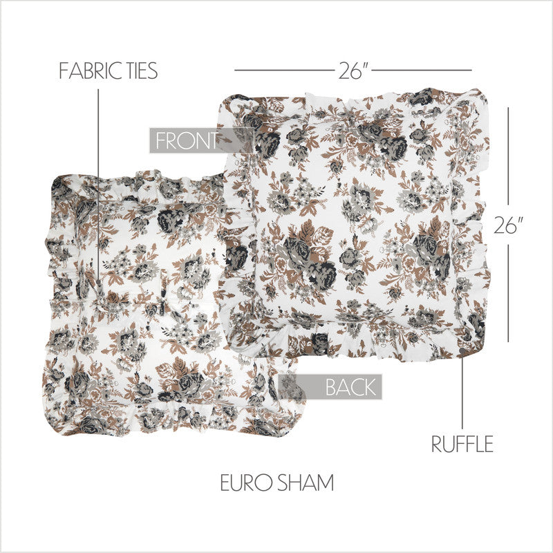 Selena IV Euro Sham - Floral